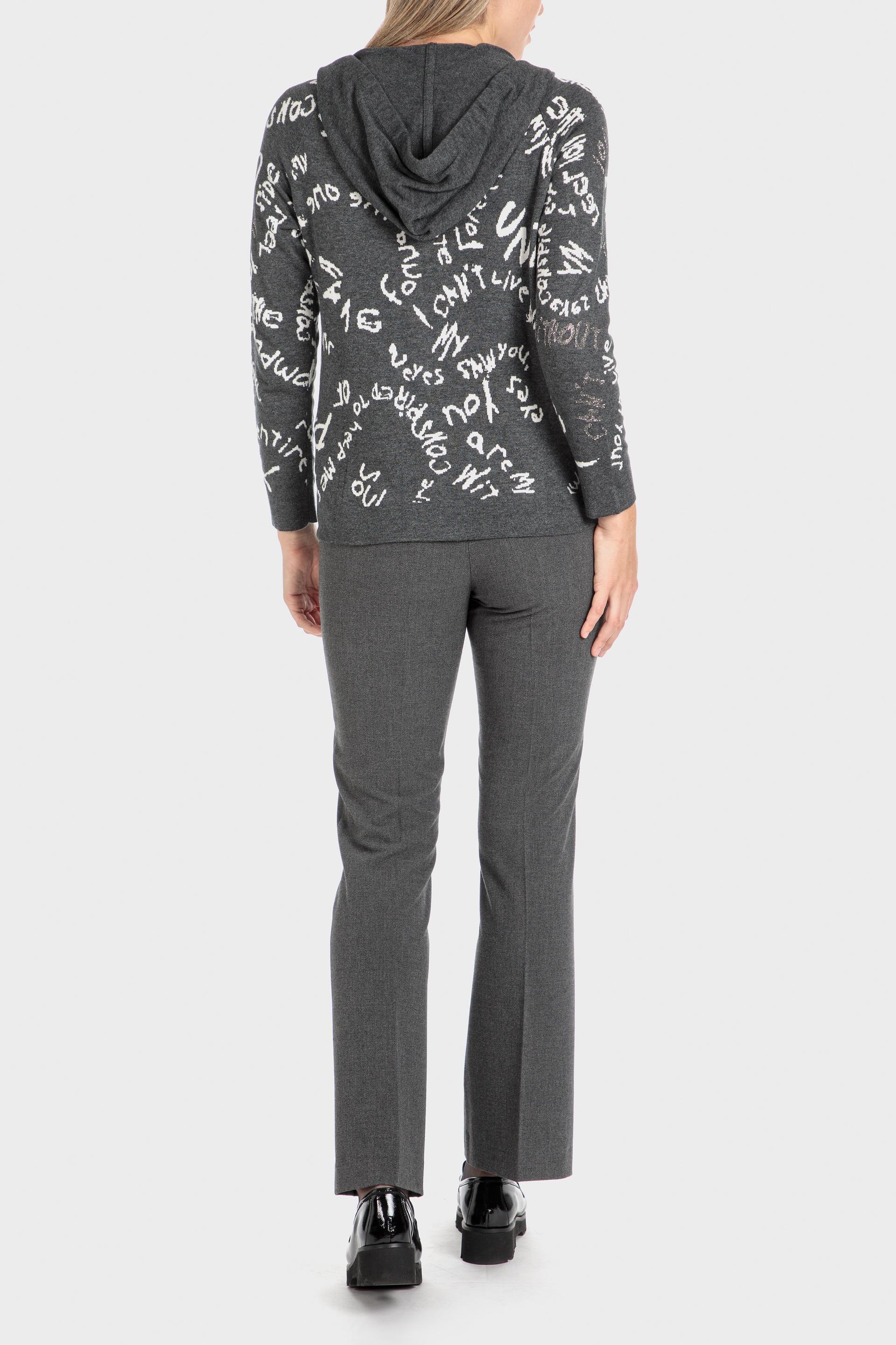Grey Hooded Jacket, , large image number 2