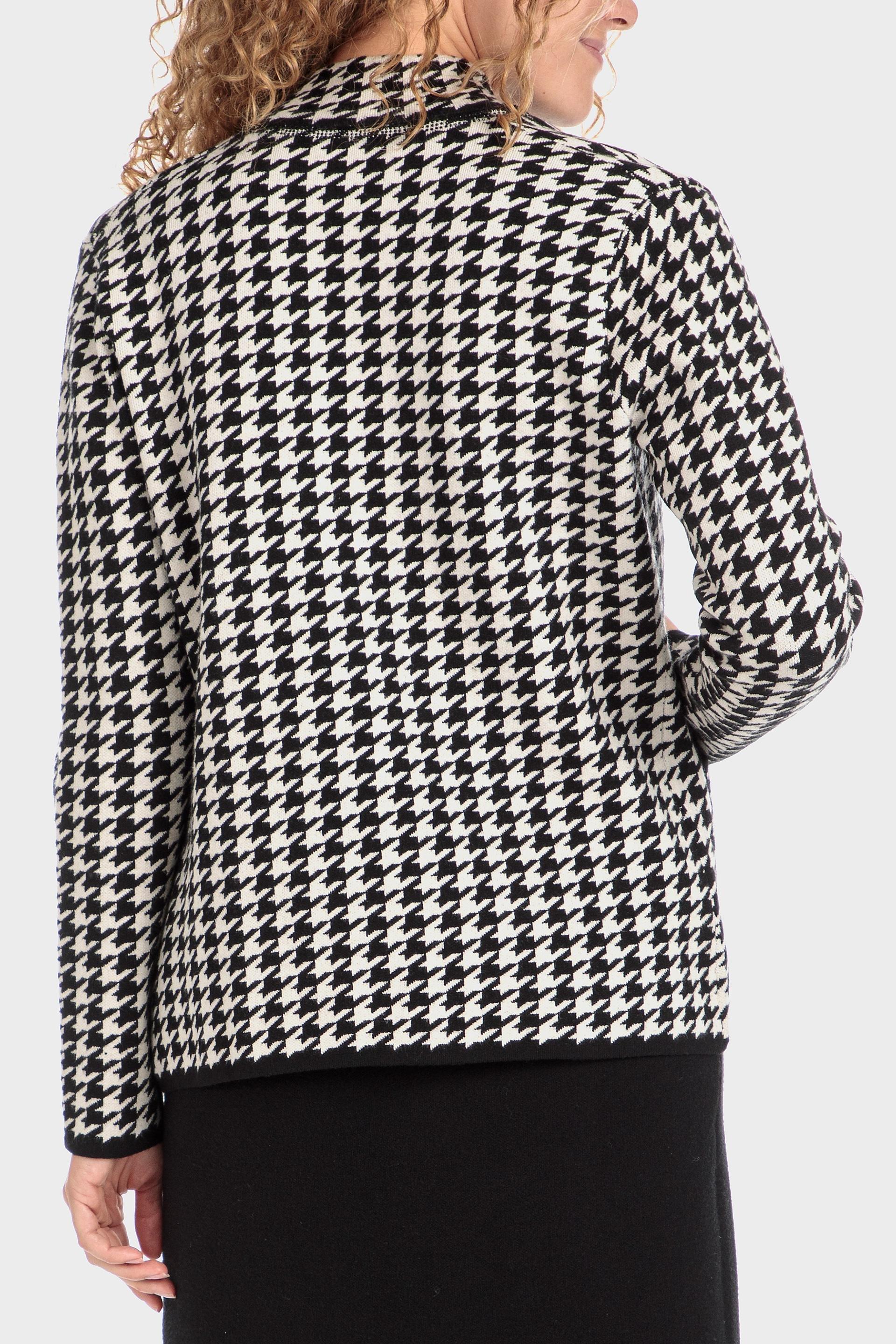 Multicolour Jacquard Jacket, Black, large image number 2