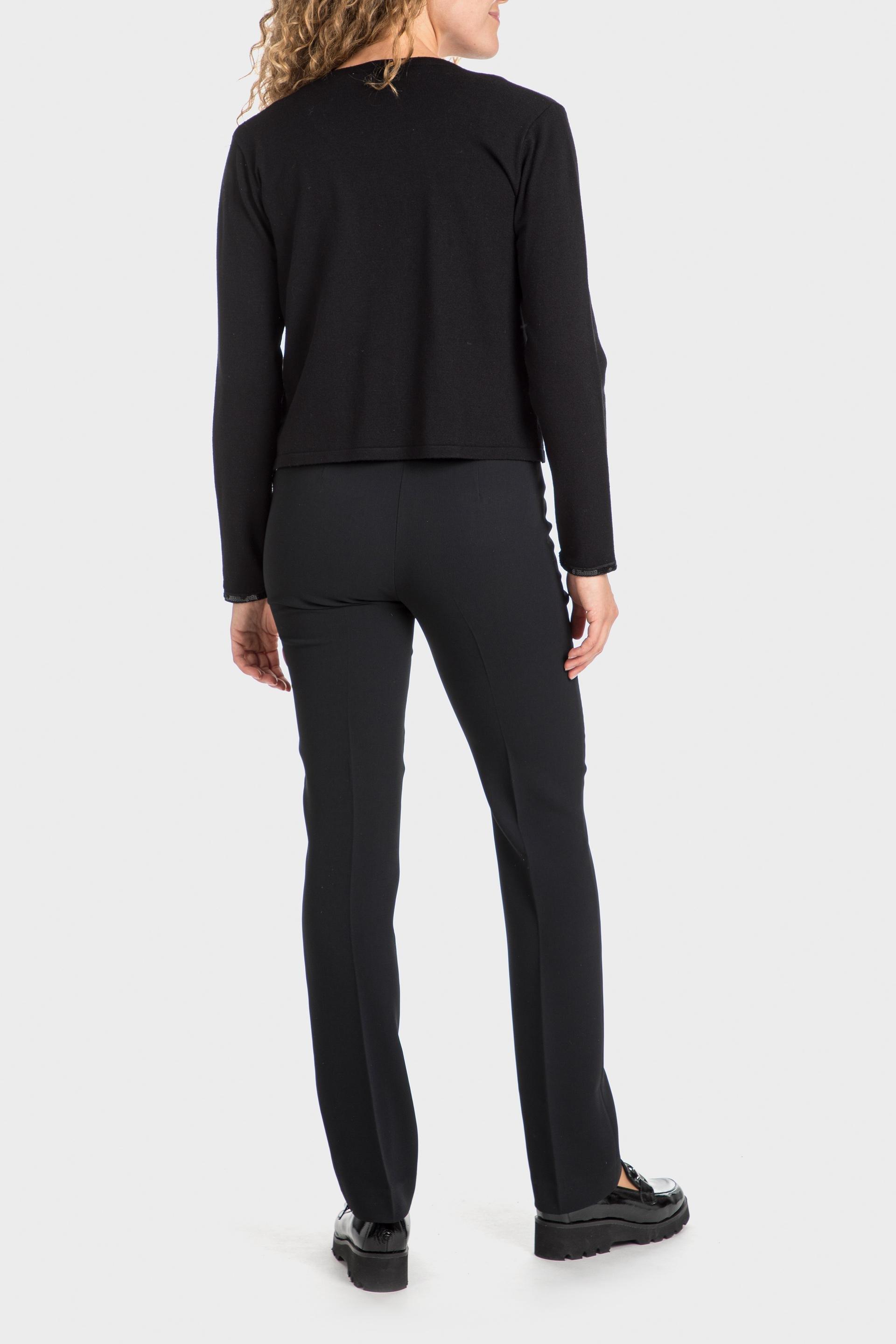 Black Long Sleeve Cardigan, , large image number 3