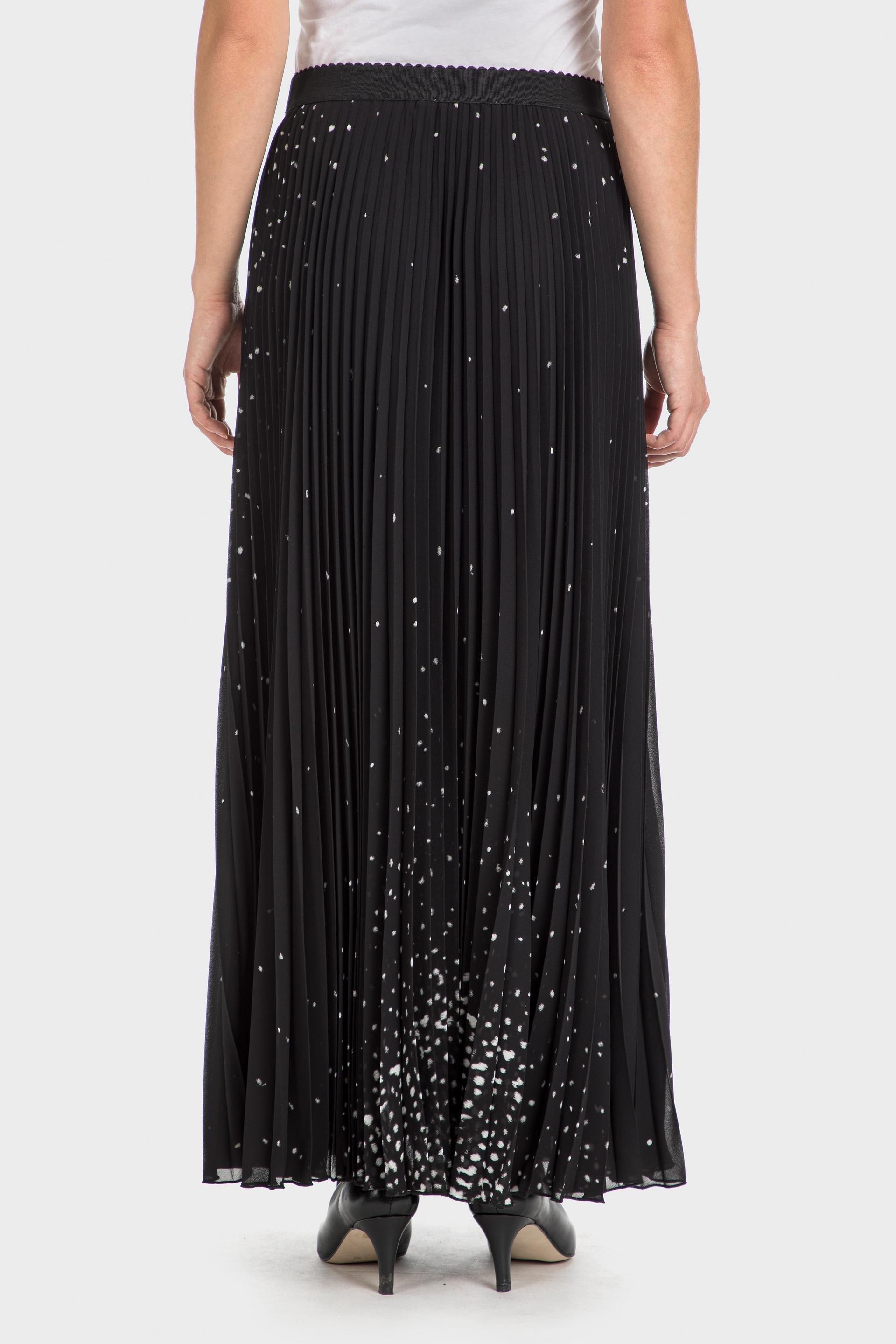 Black Long Pleated Skirt, , large image number 2