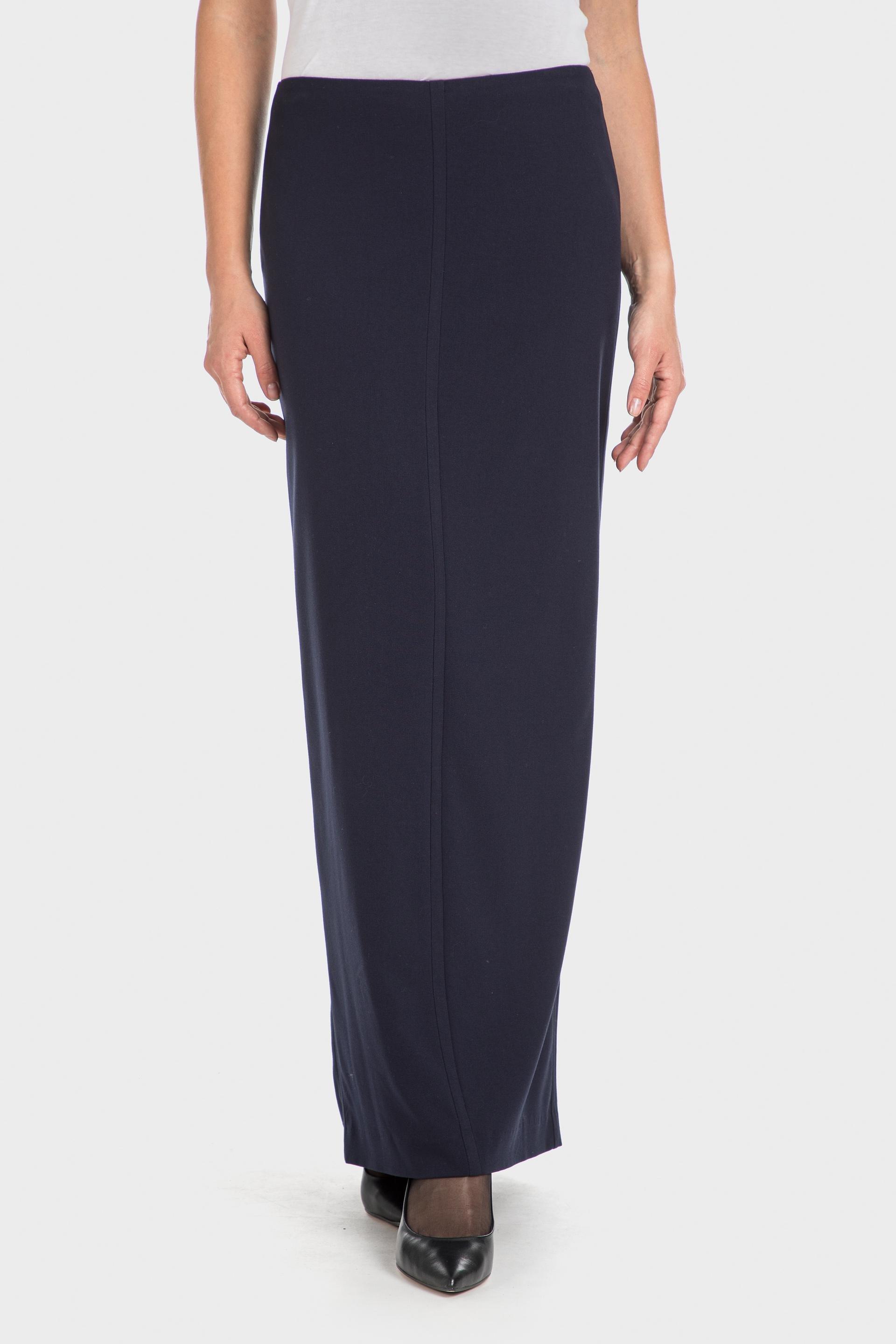 Navy Long Maxi Skirt, , large image number 1