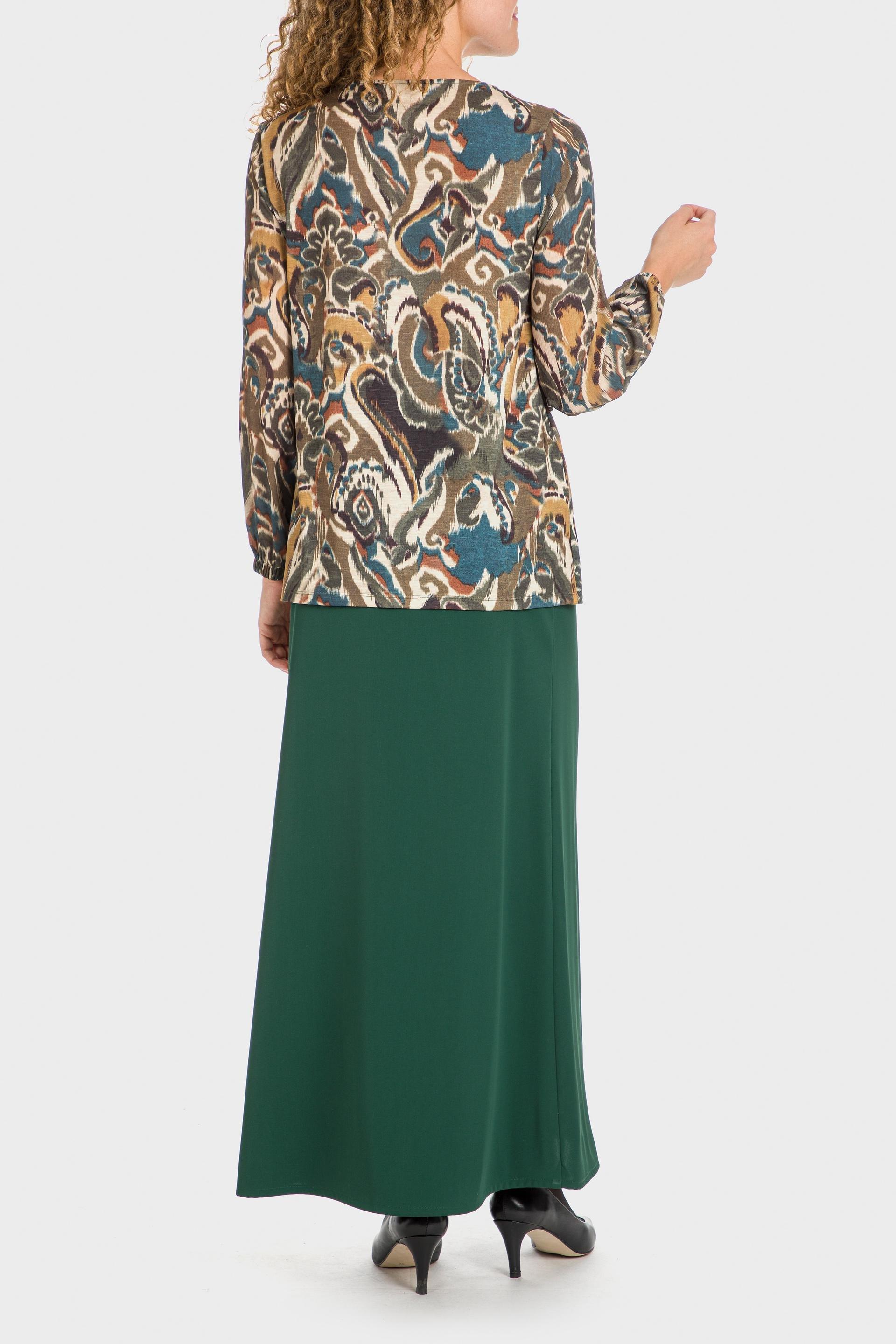 Green Long Maxi Skirt, , large image number 2