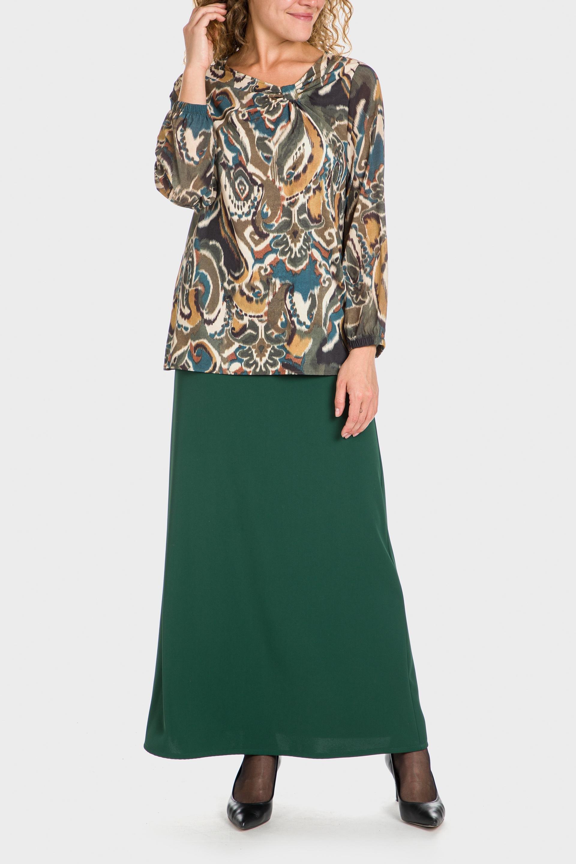 Green Long Maxi Skirt, , large image number 5