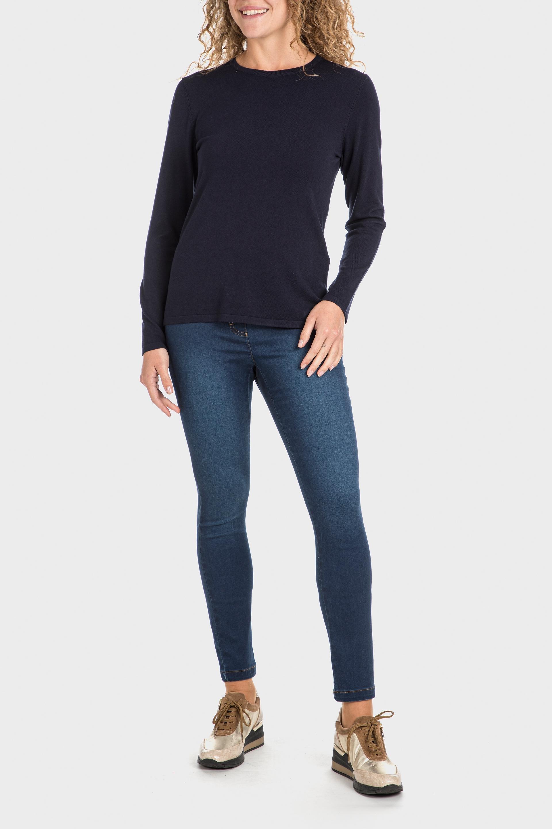 Navy Basic Sweatshirt, , large image number 0