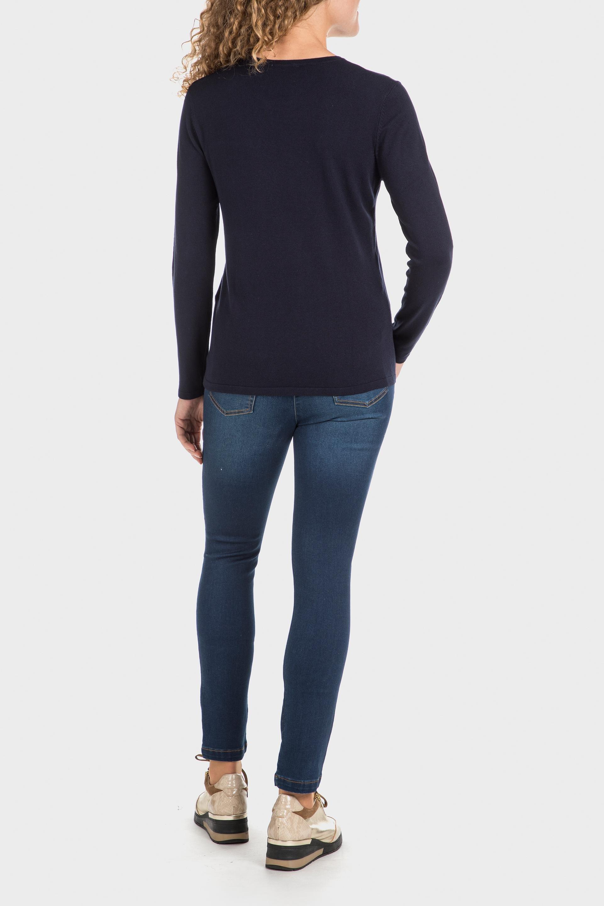 Navy Basic Sweatshirt, , large image number 3