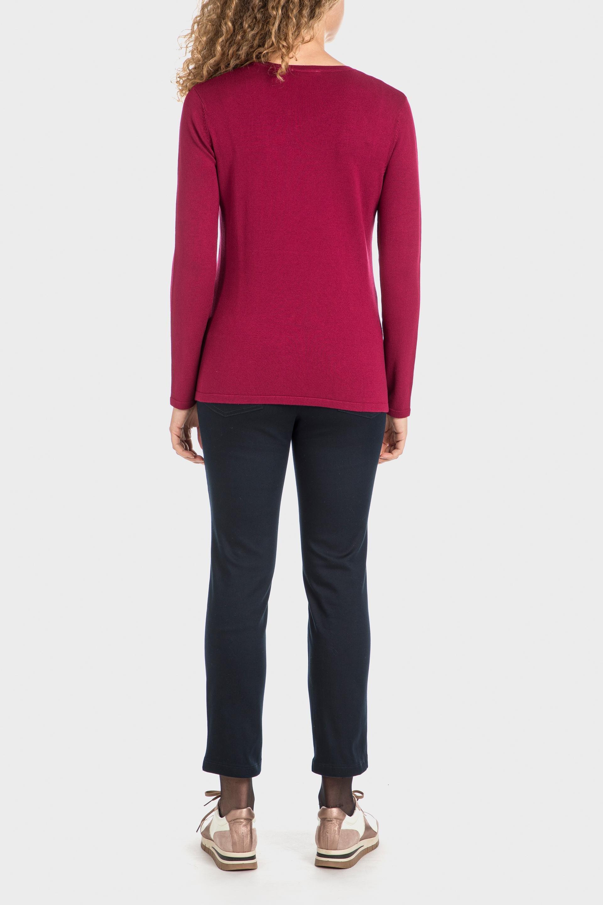 Red Basic Sweatshirt, , large image number 3