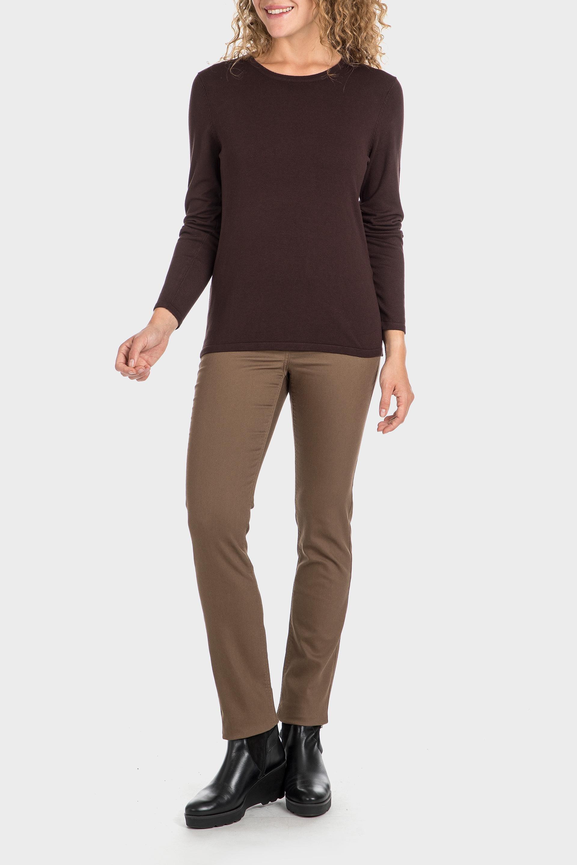 Brown Basic Sweatshirt, Brown Coffee, large image number 0