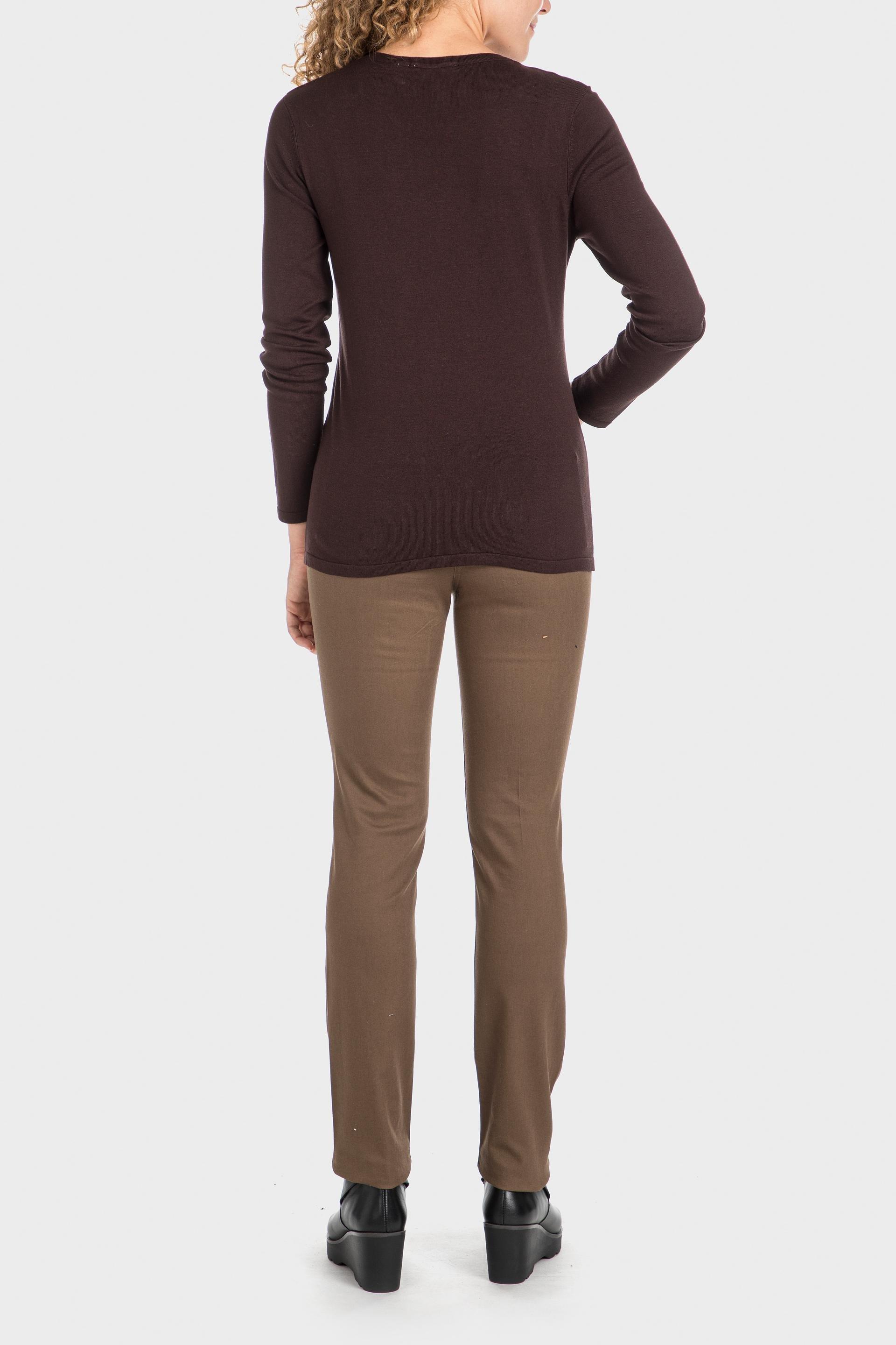 Brown Basic Sweatshirt, Brown Coffee, large image number 2