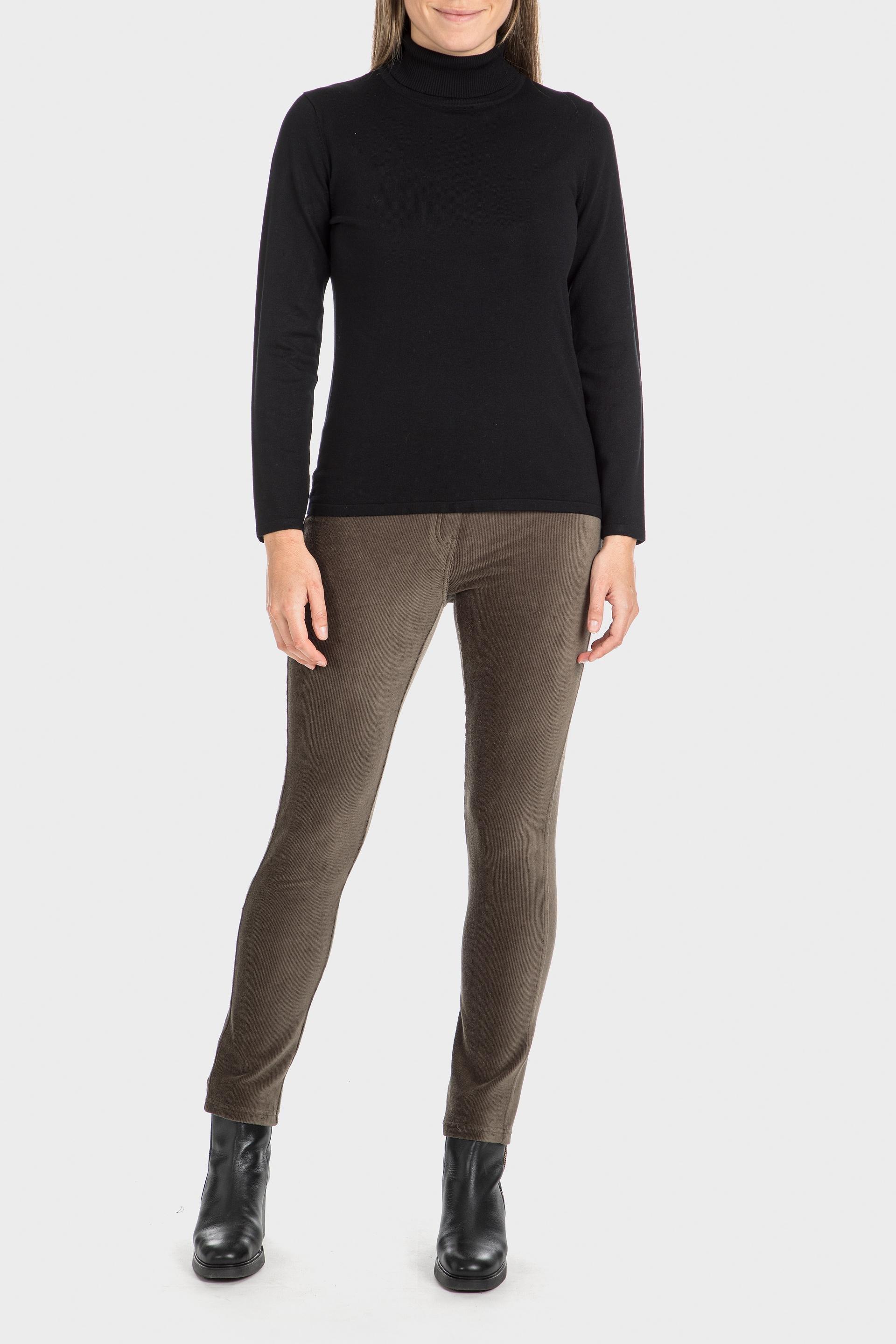 Black Turtleneck Sweater, , large image number 4