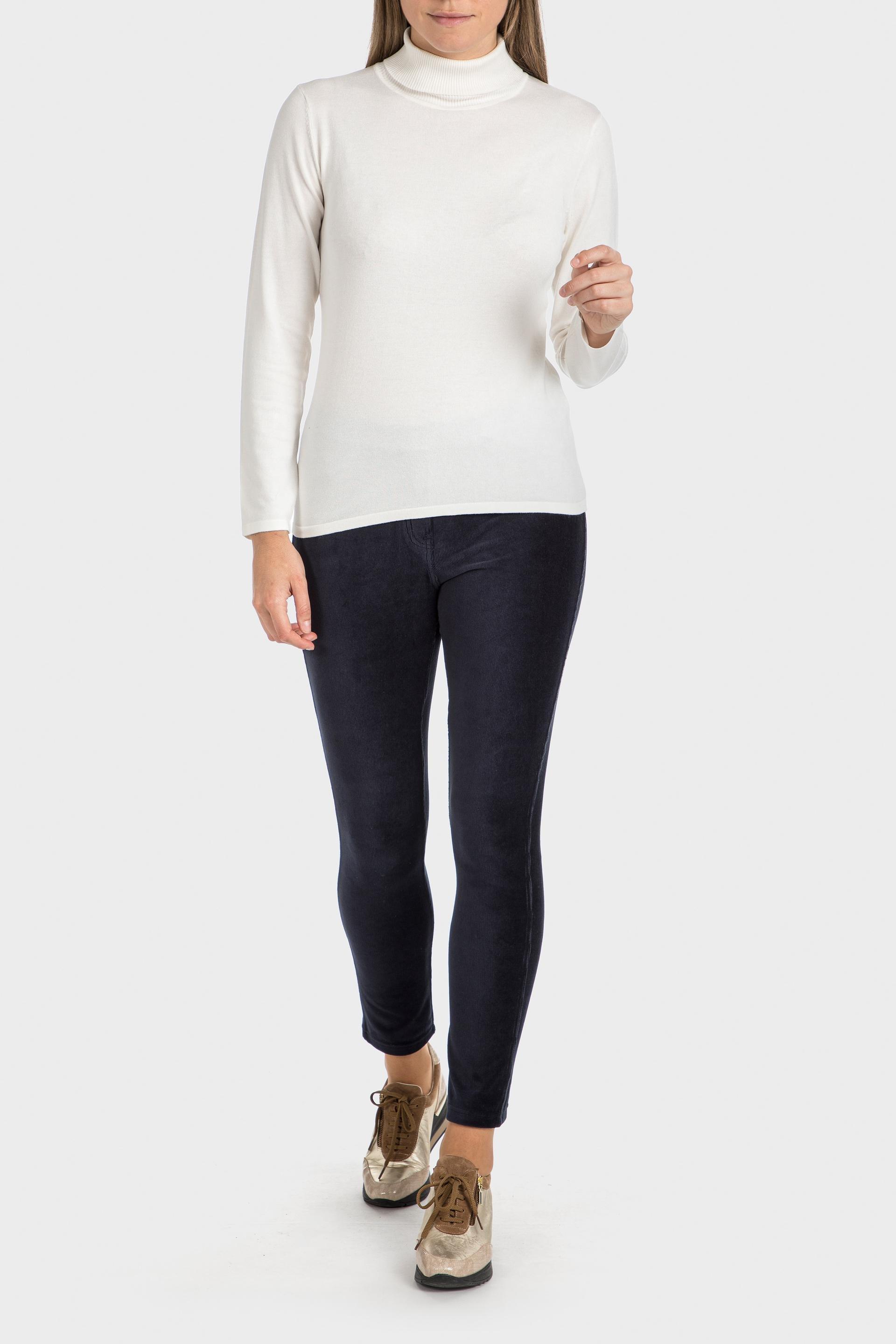 White Turtleneck Sweater, , large image number 2