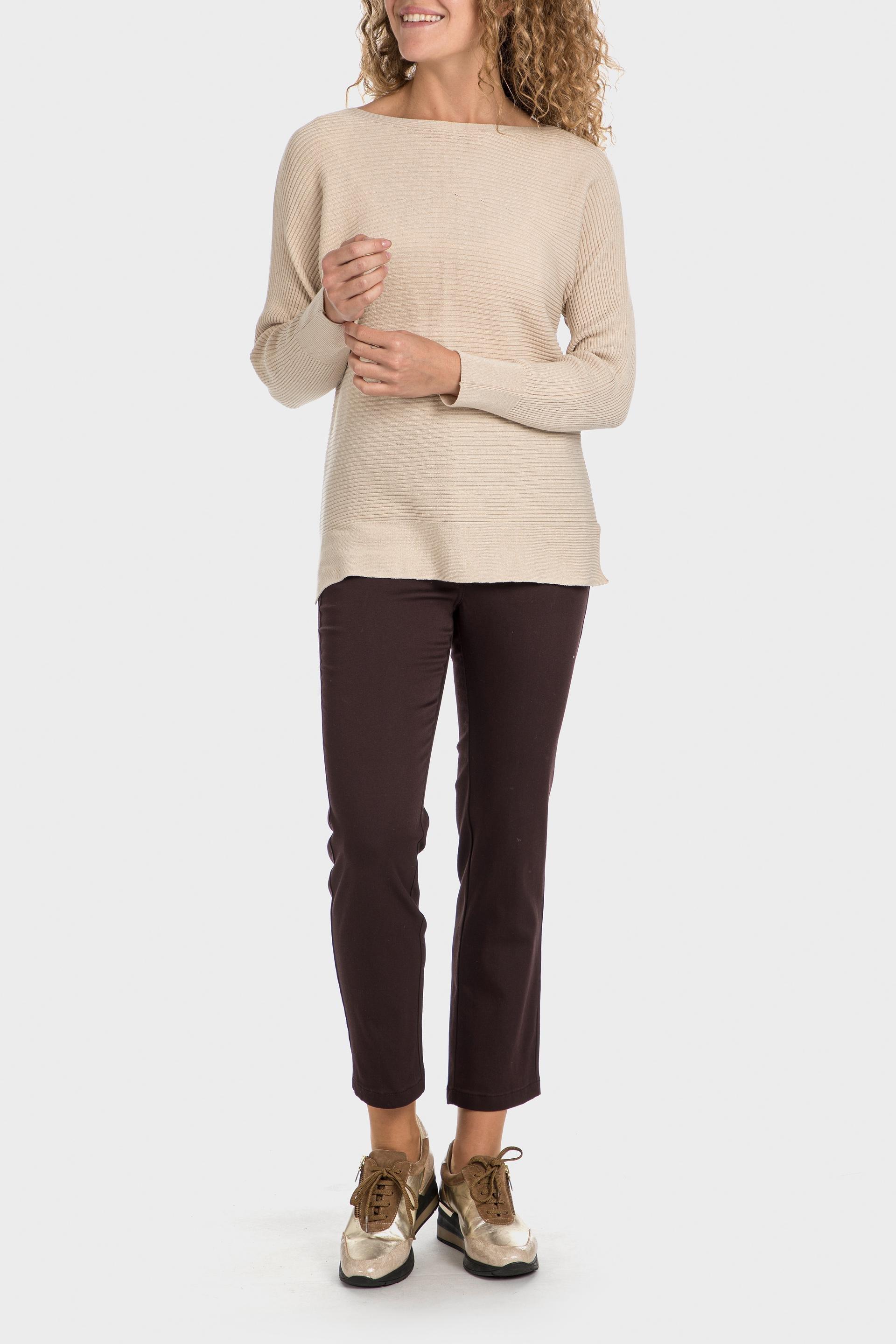 Beige Long Sleeve Sweater, , large image number 1