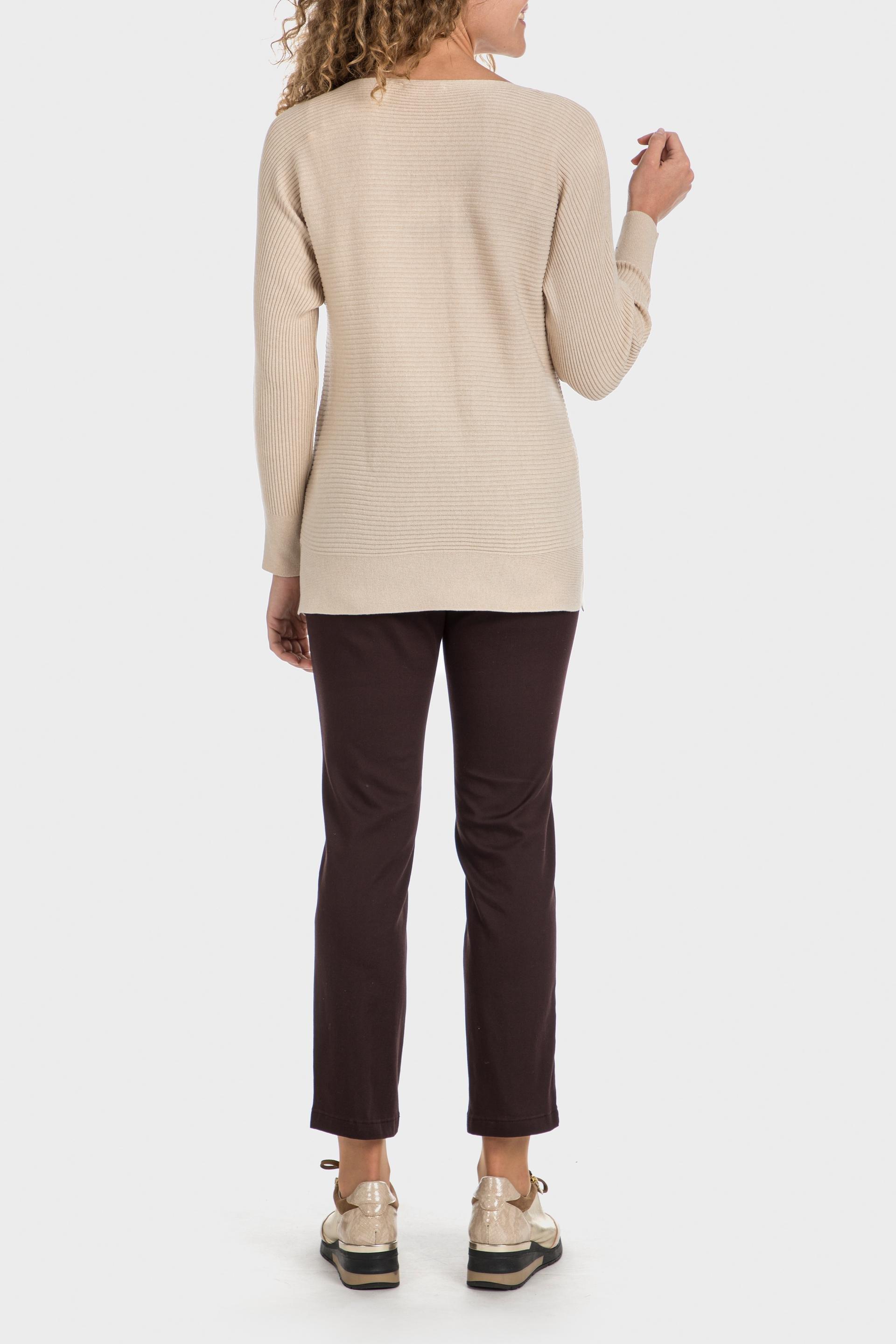 Beige Long Sleeve Sweater, , large image number 3