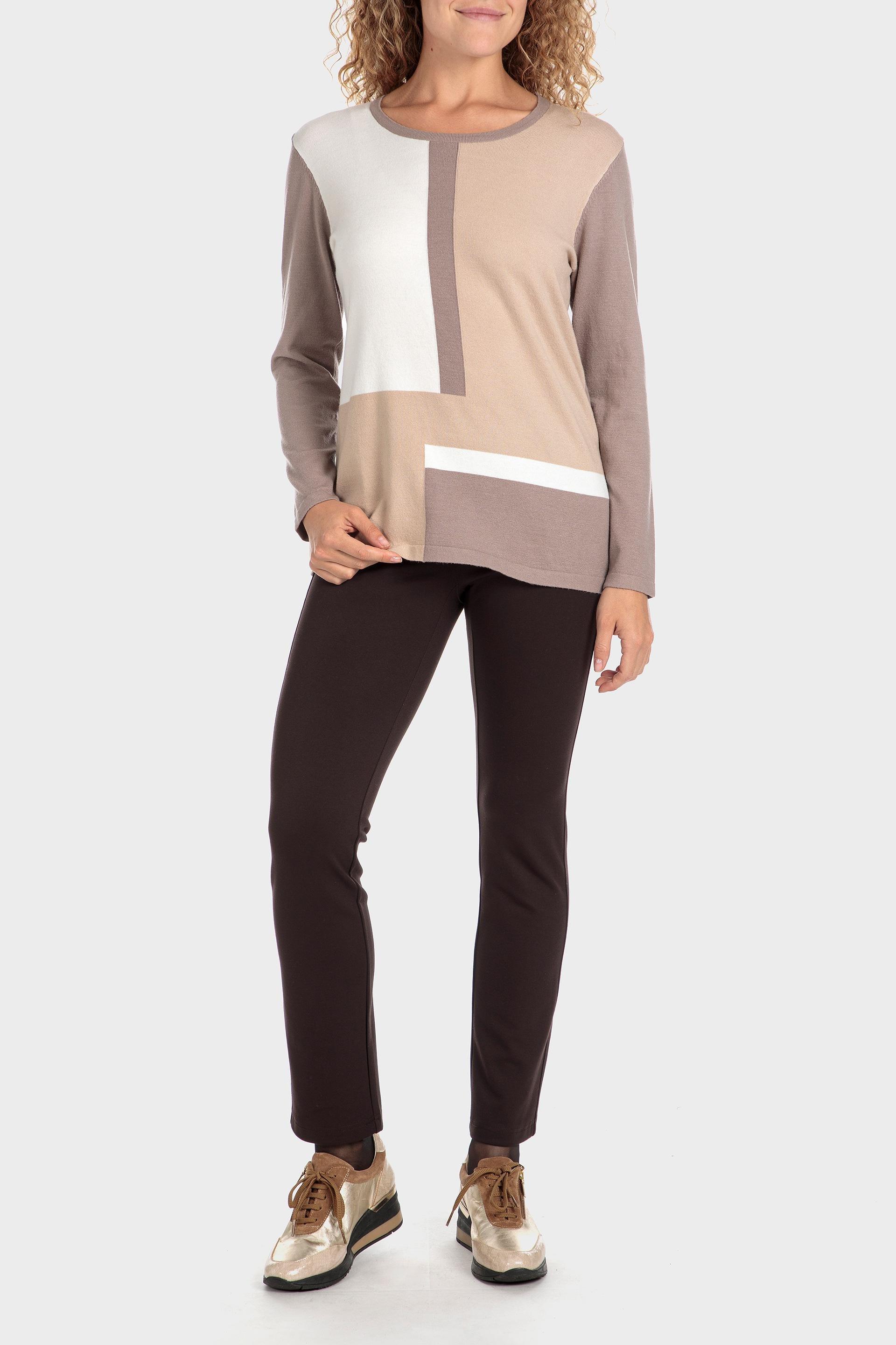 Multicolour Intarsia Sweater, , large image number 0