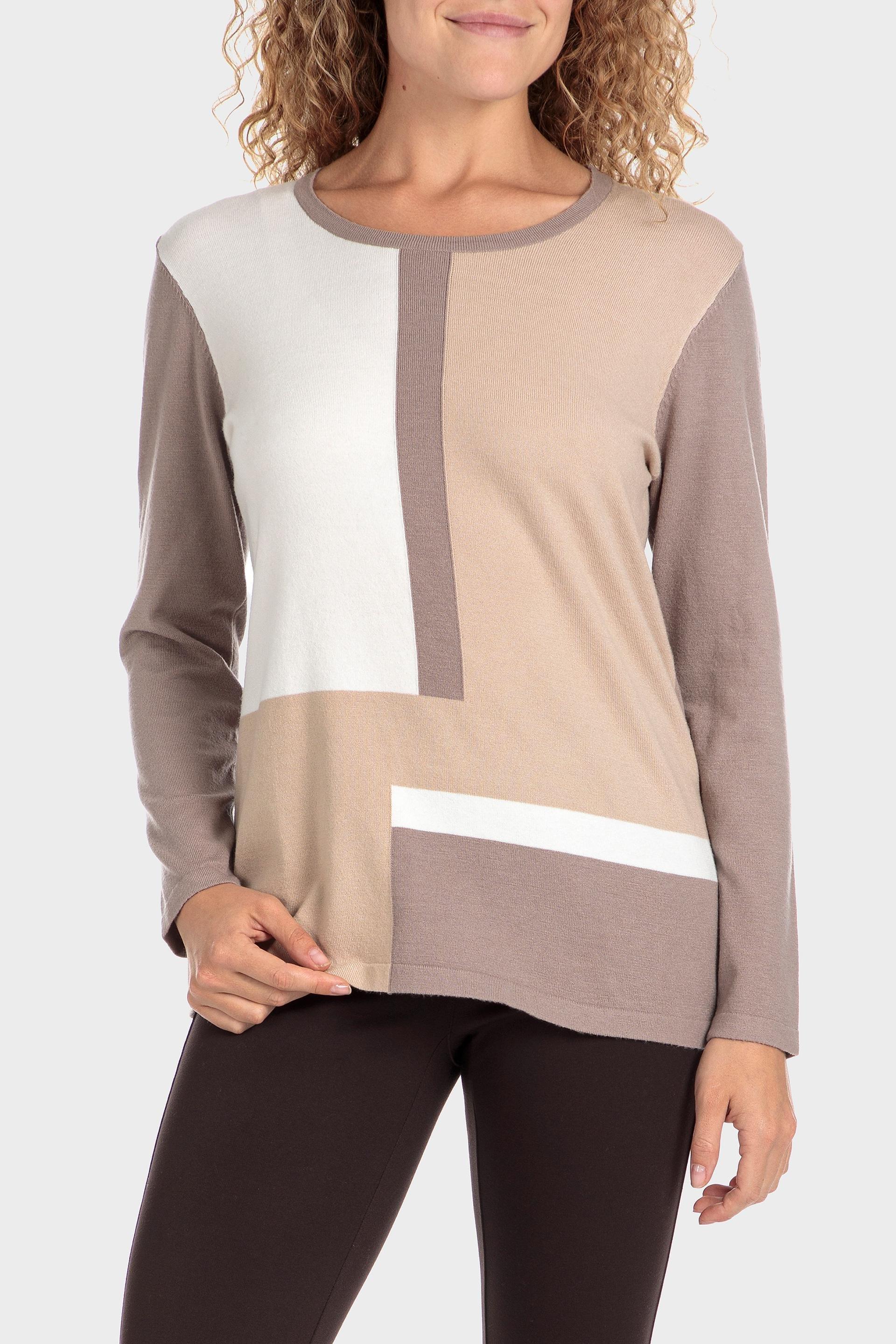 Multicolour Intarsia Sweater, , large image number 1
