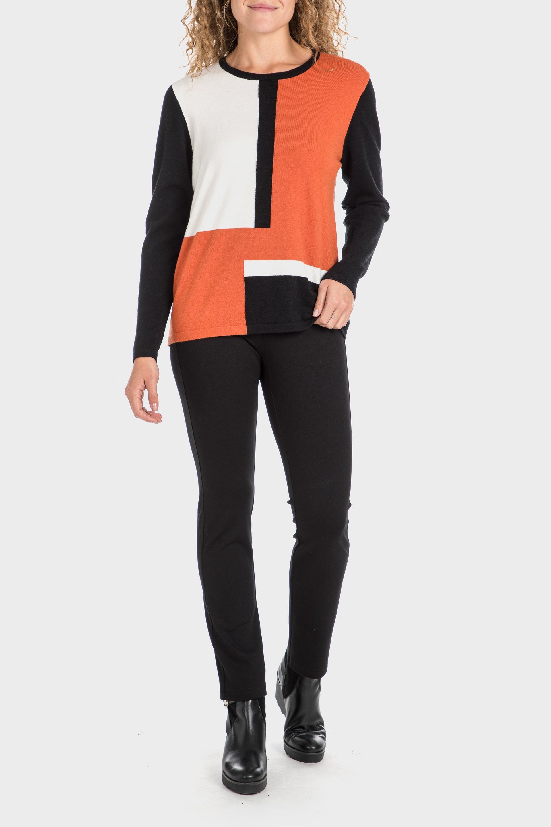 Multicolour Intarsia Sweater, , large image number 0