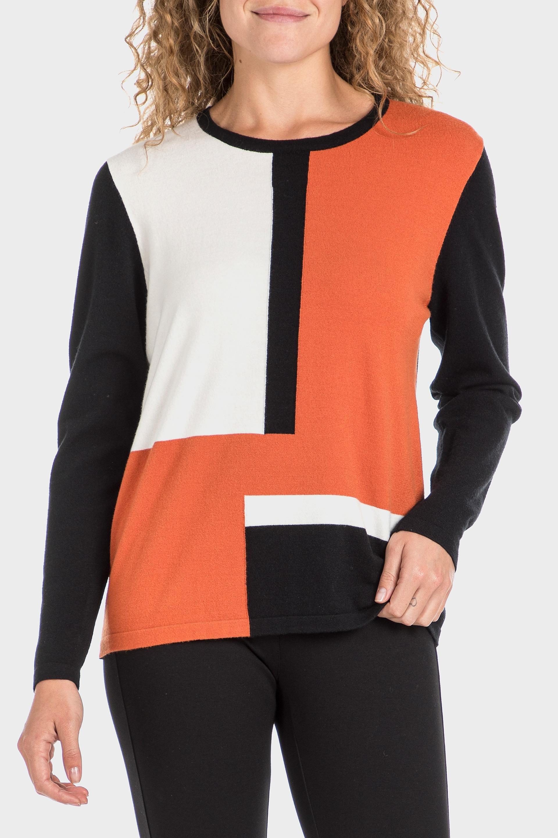 Multicolour Intarsia Sweater, , large image number 1