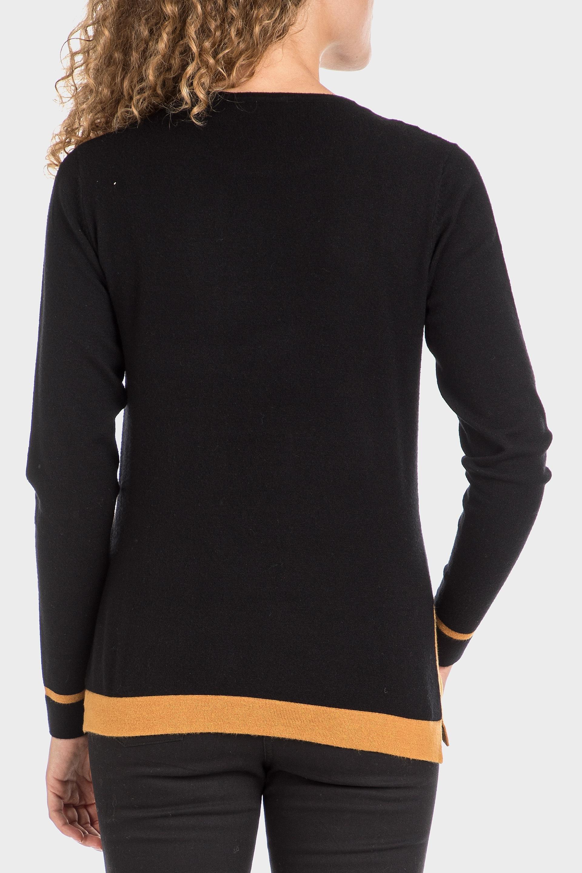 Orange Intarsia Sweater, , large image number 2