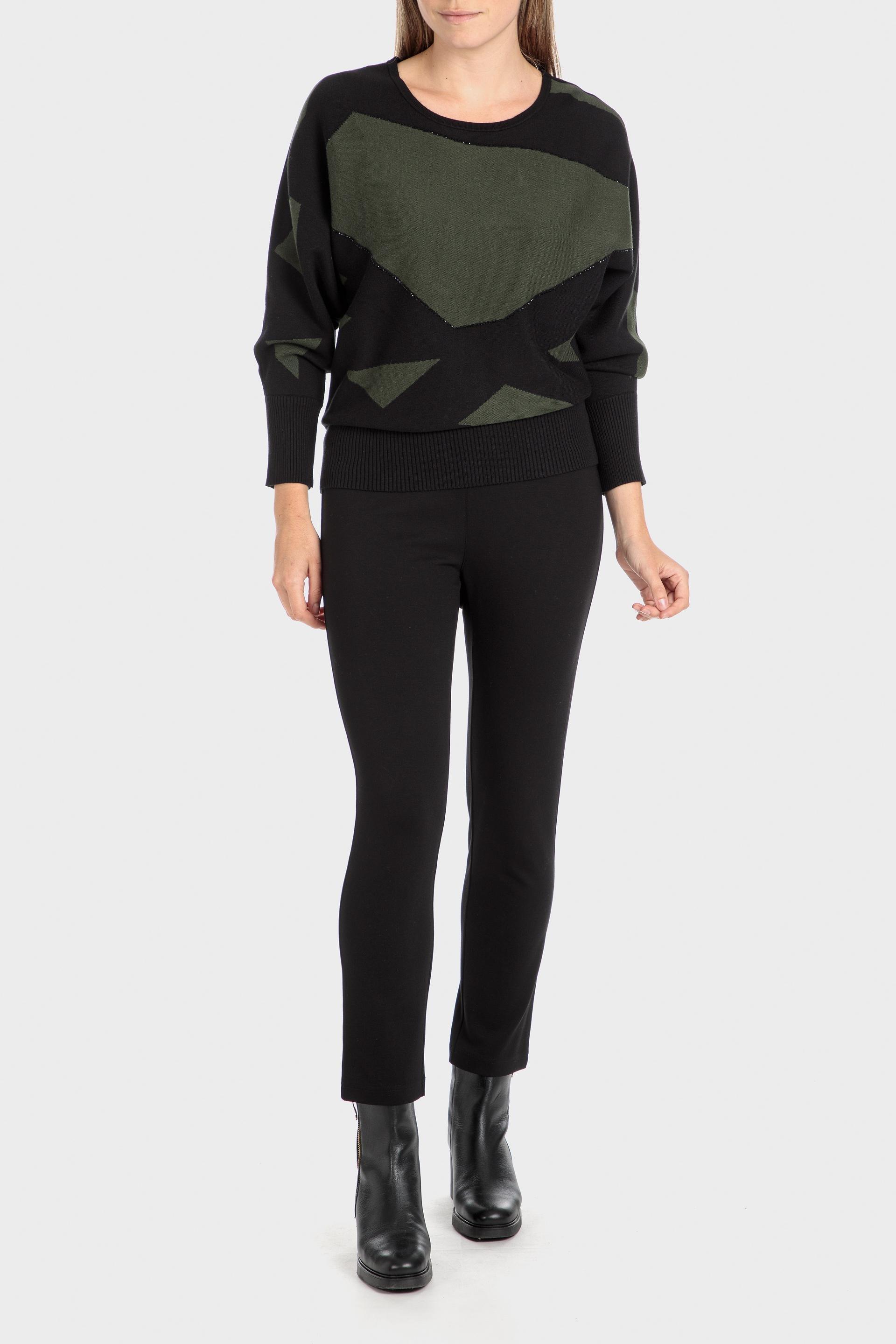 Green Intarsia Sweater, , large image number 1