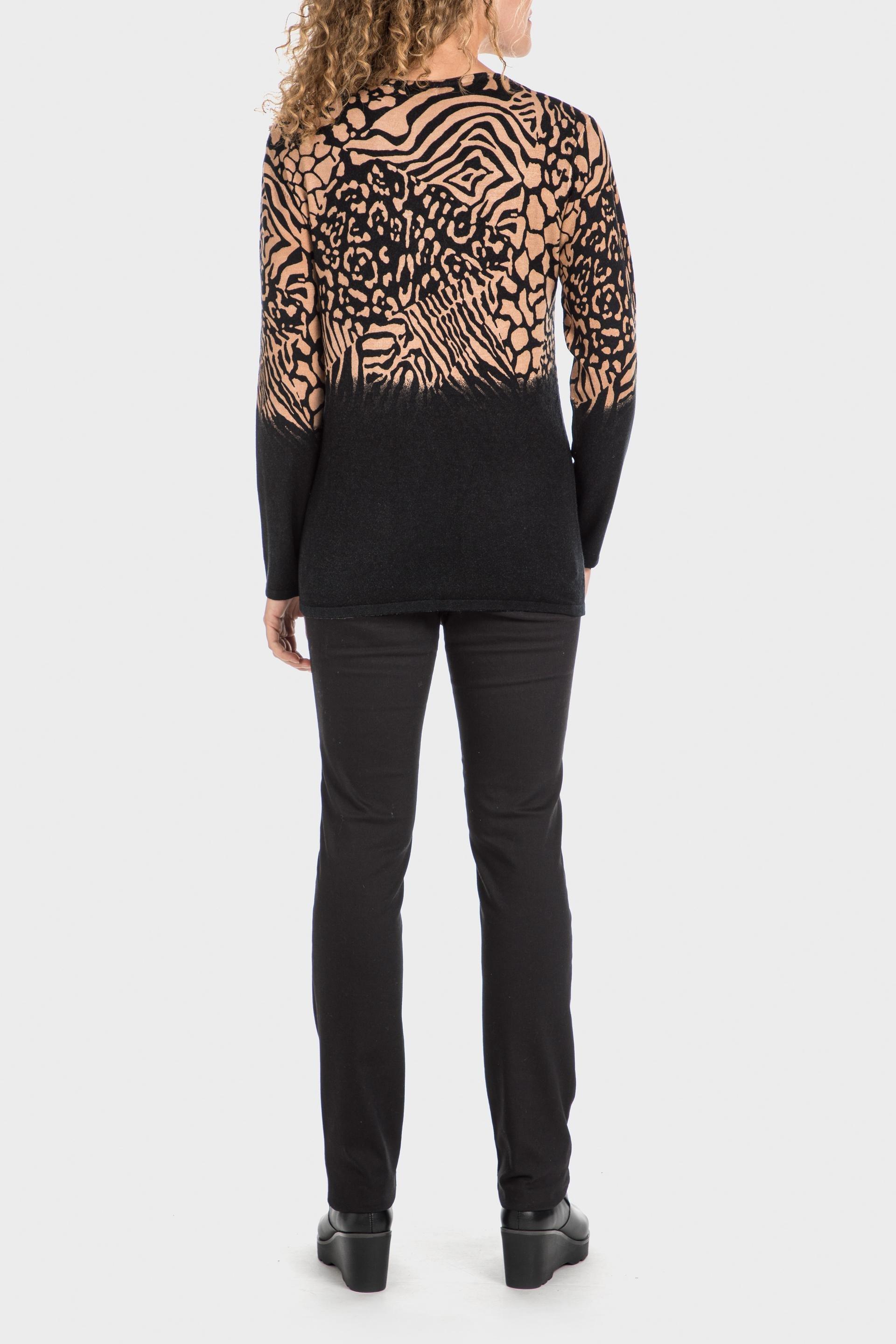 Multicolour Animal Print Sweater, , large image number 6