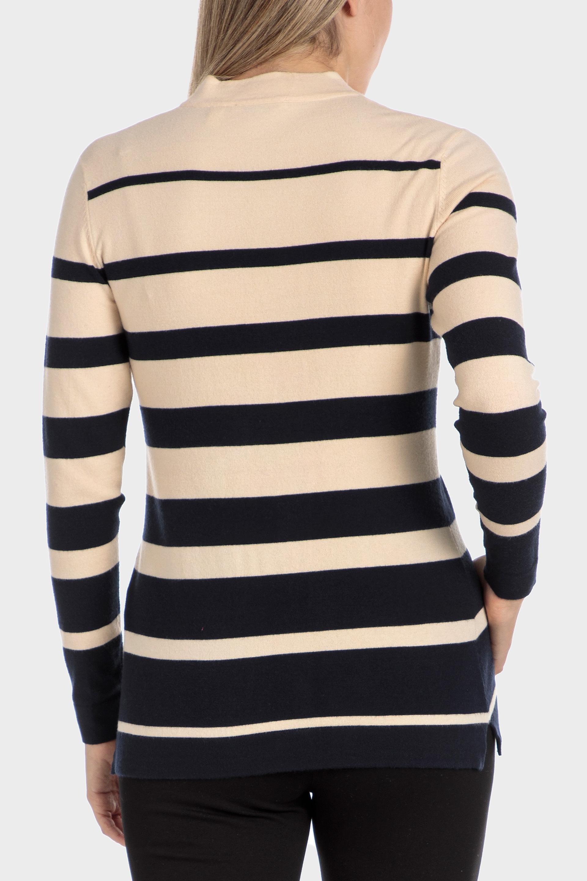 Beige Striped Sweater, , large image number 2