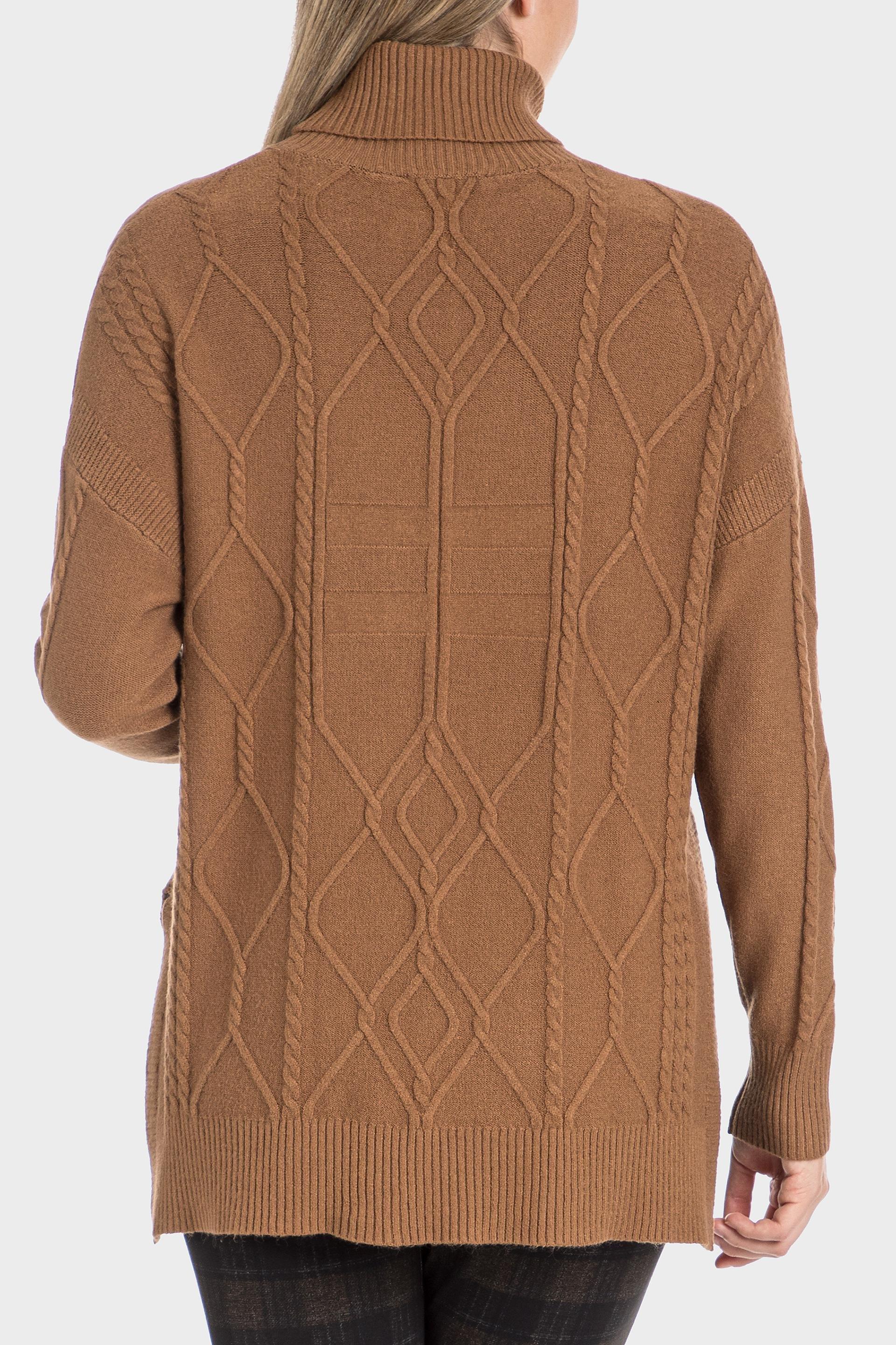 Brown Knitted Sweater, , large image number 2
