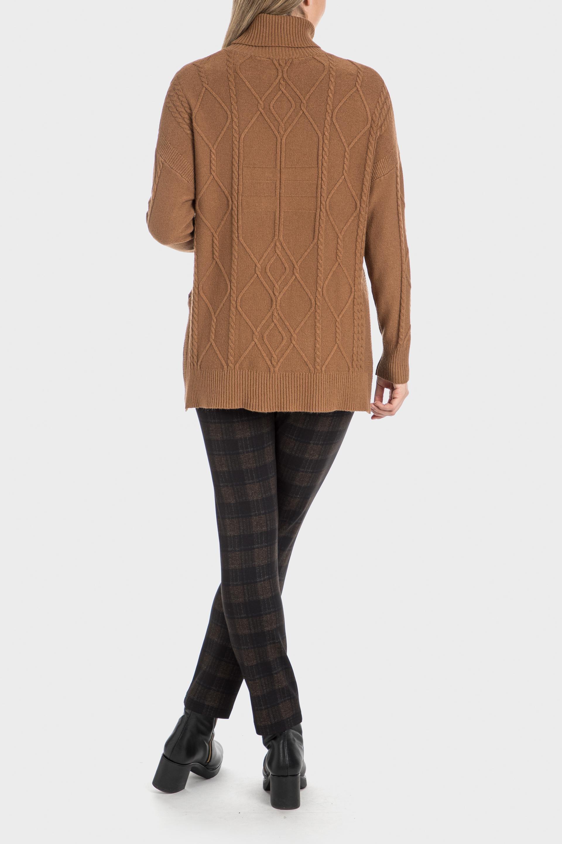 Brown Knitted Sweater, , large image number 3