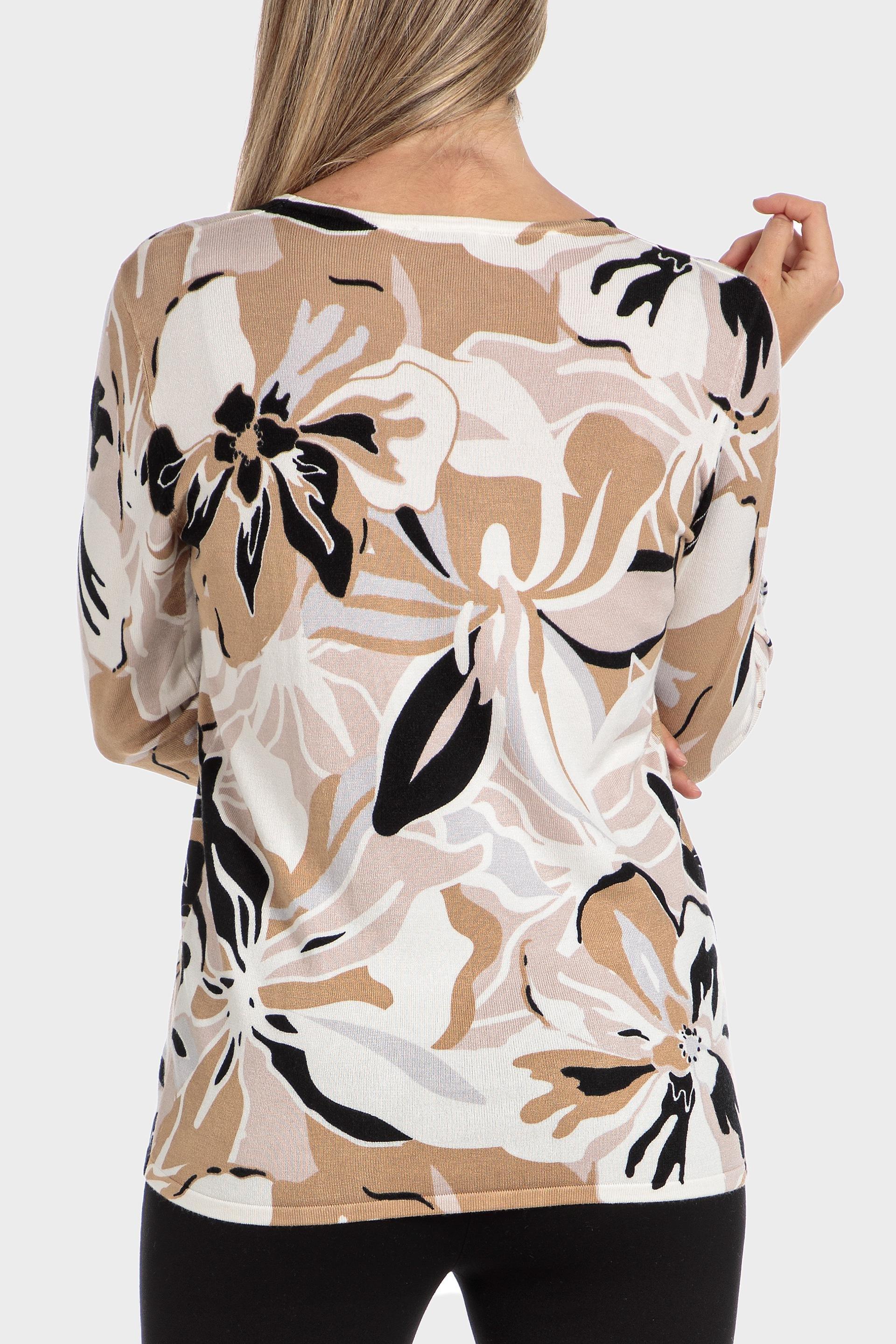 Multicolour Floral Print Sweatshirt, , large image number 2