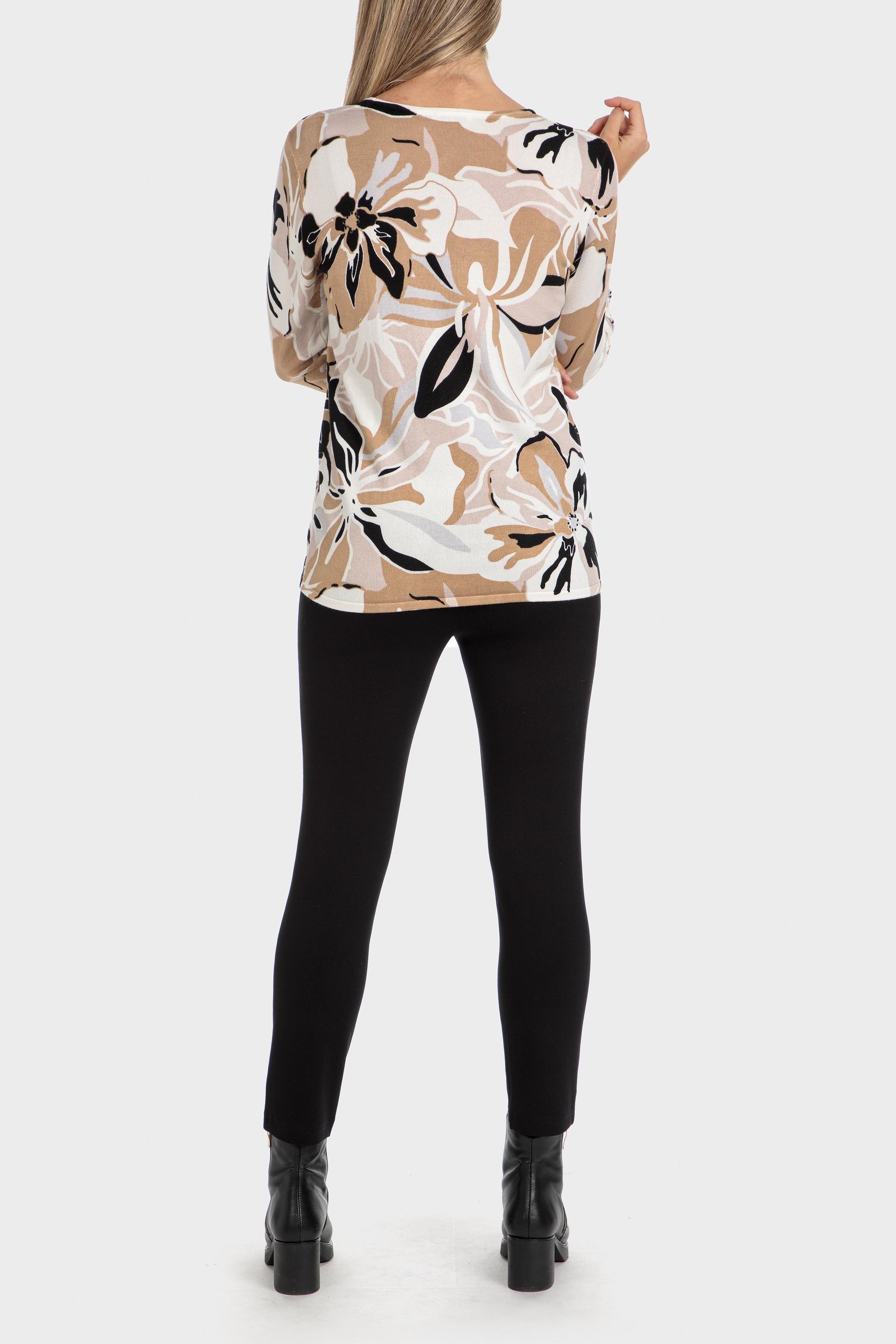 Multicolour Floral Print Sweatshirt, , large image number 3