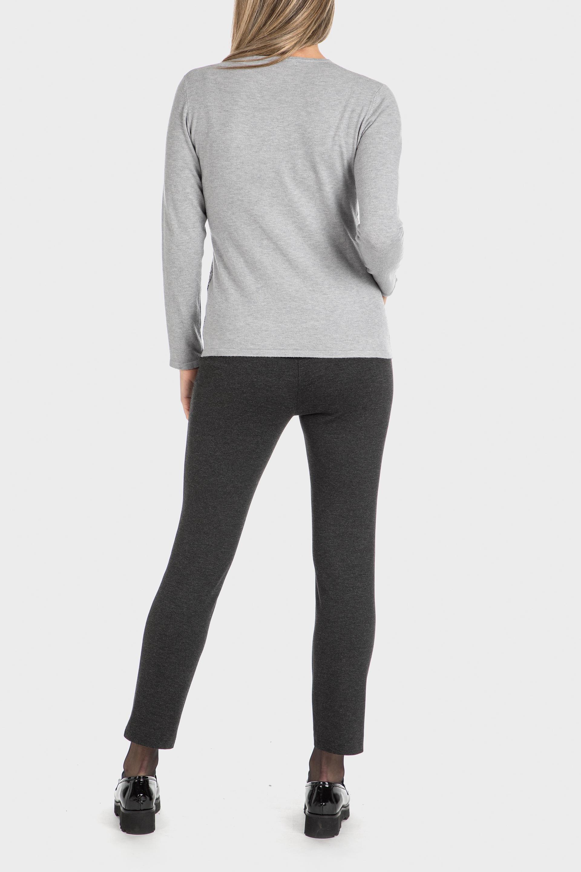 Grey Printed Sweater, , large image number 2