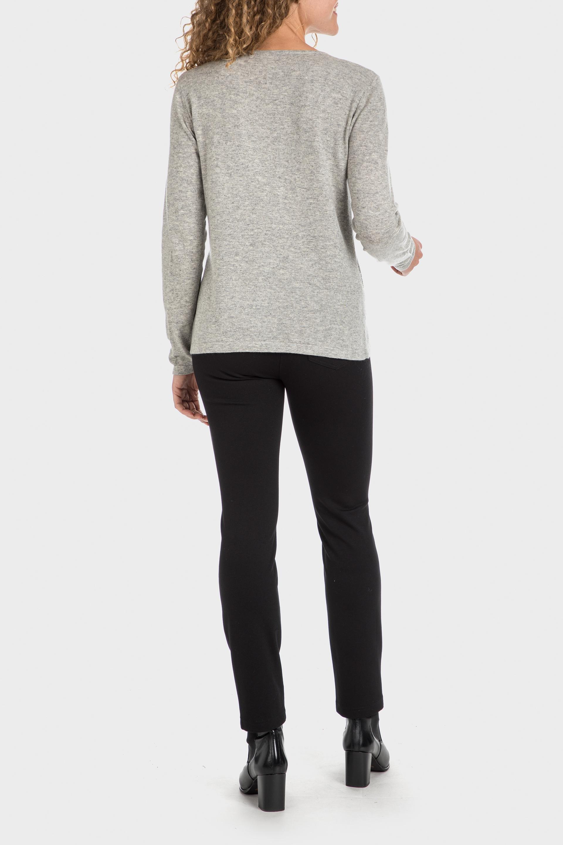 Grey Rhinestone Sweater, , large image number 3