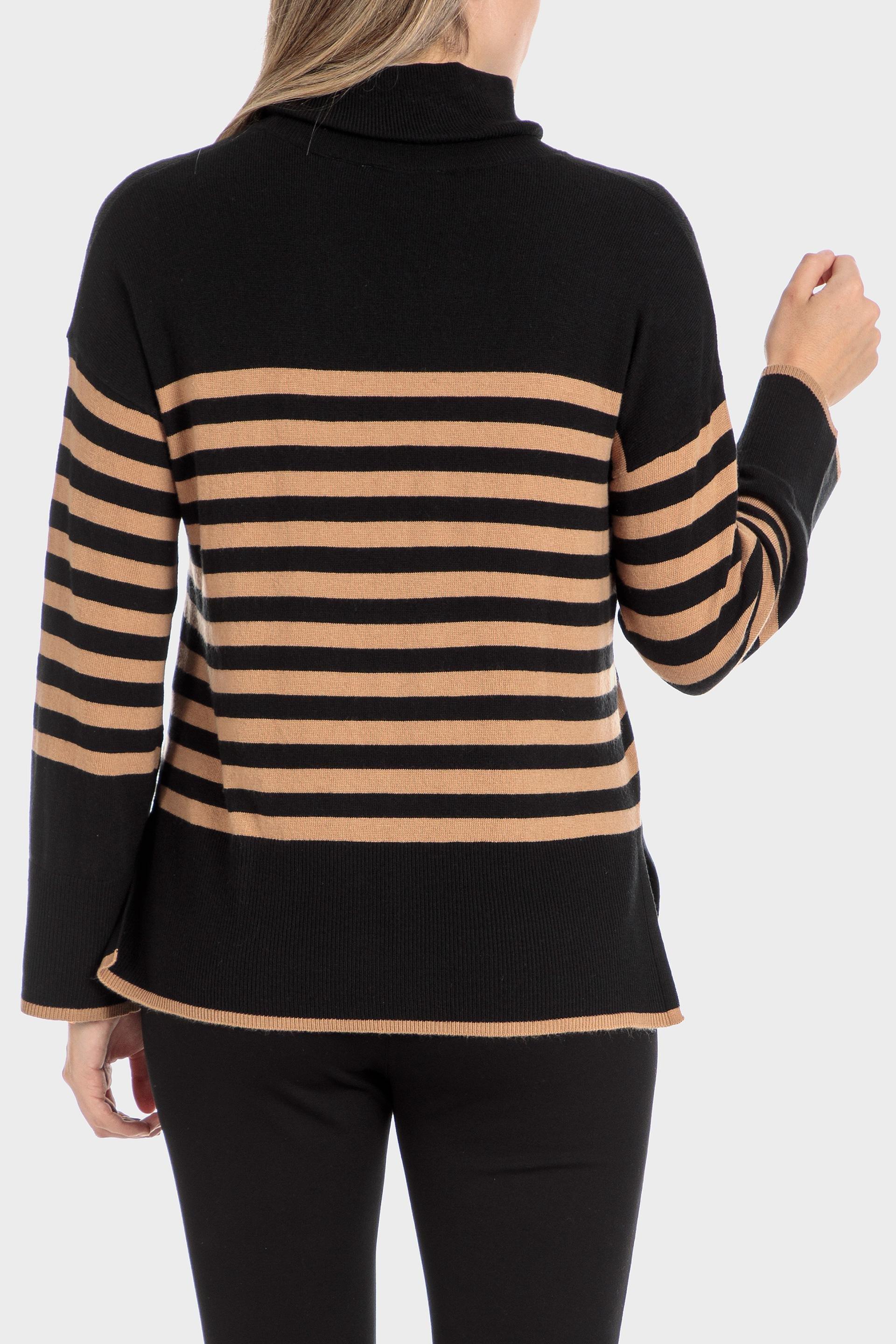 Black Striped Sweater, , large image number 2
