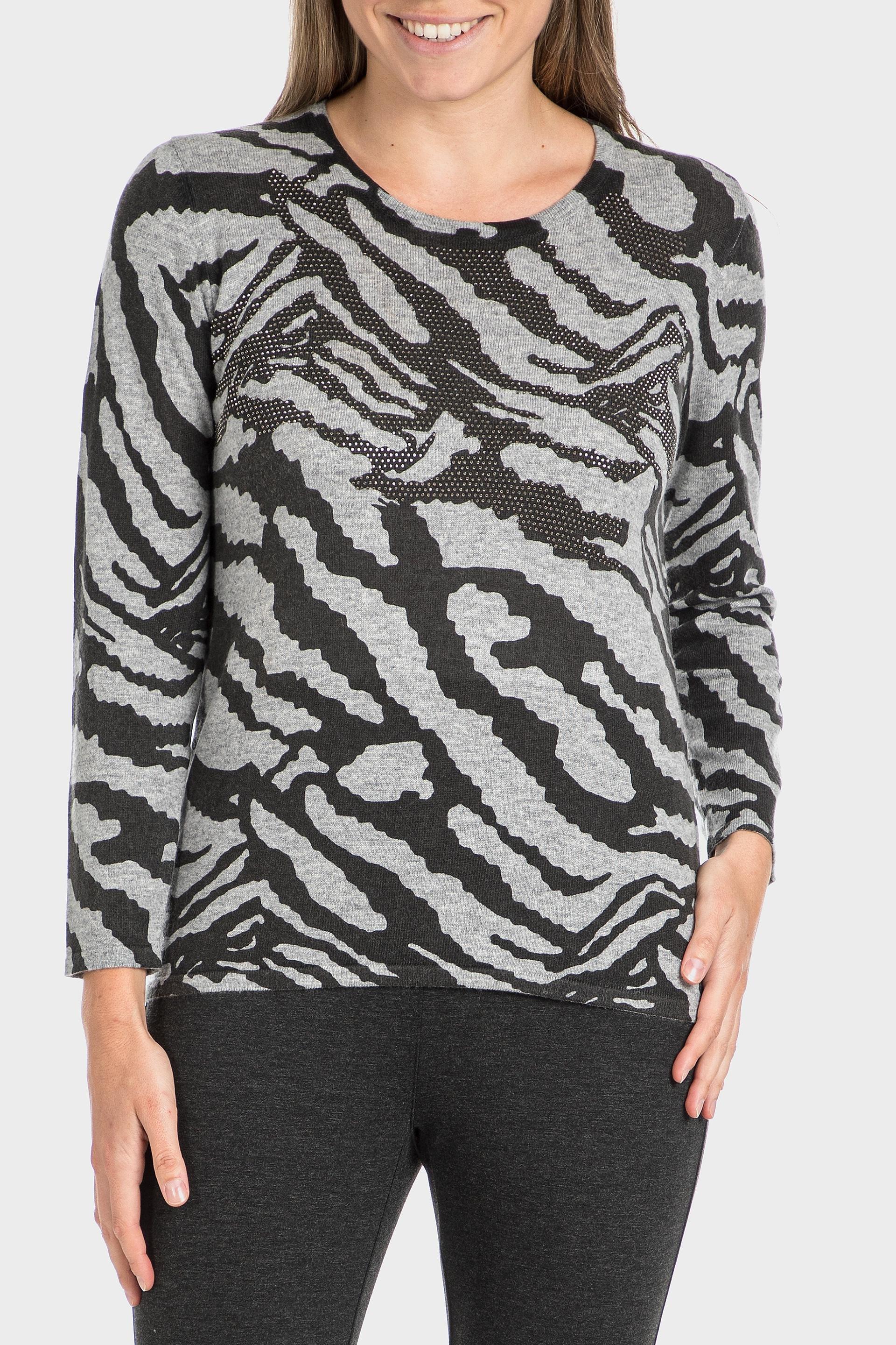 Grey Gemstones Sweater, , large image number 2