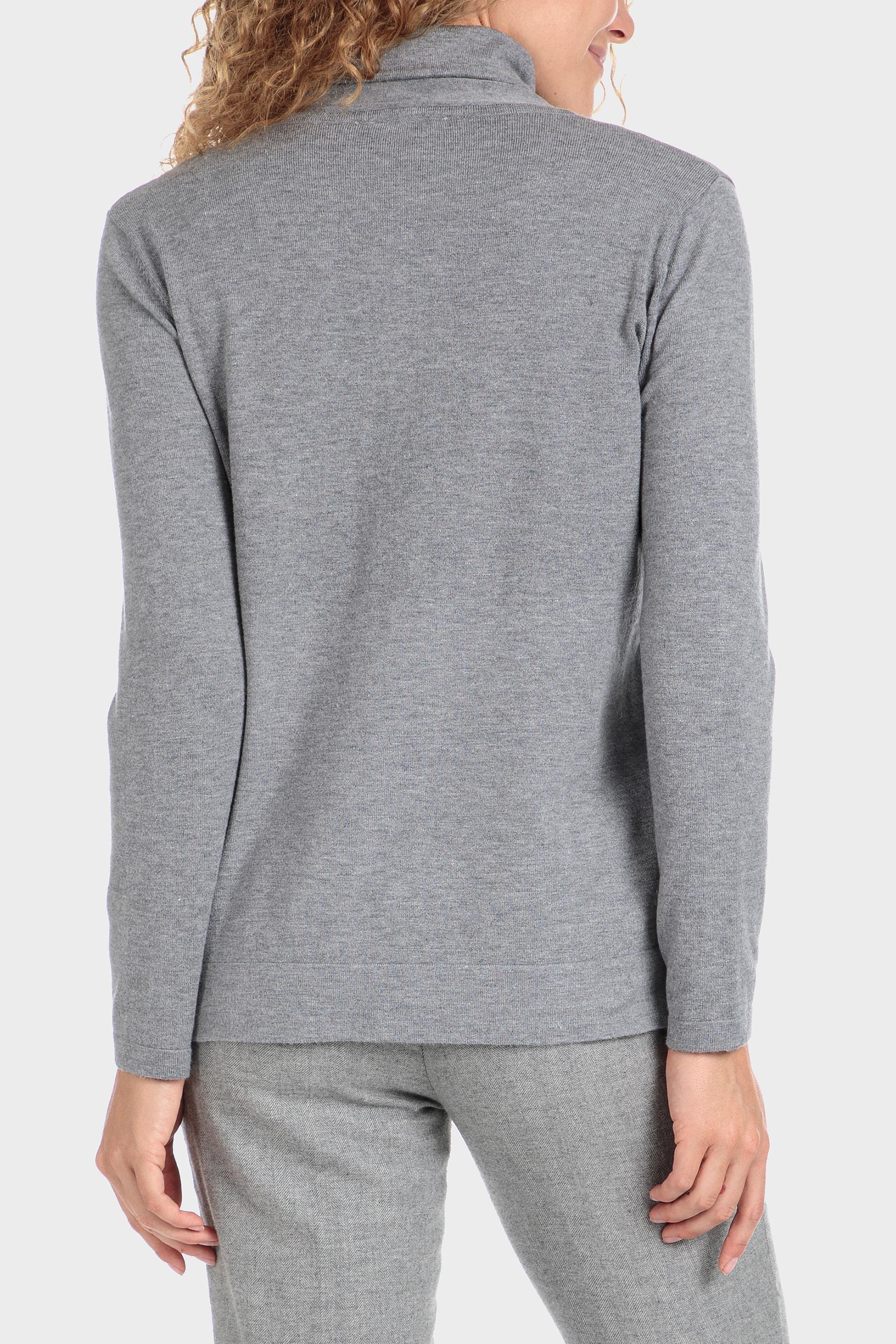 Grey Turtleneck Sweater, , large image number 3