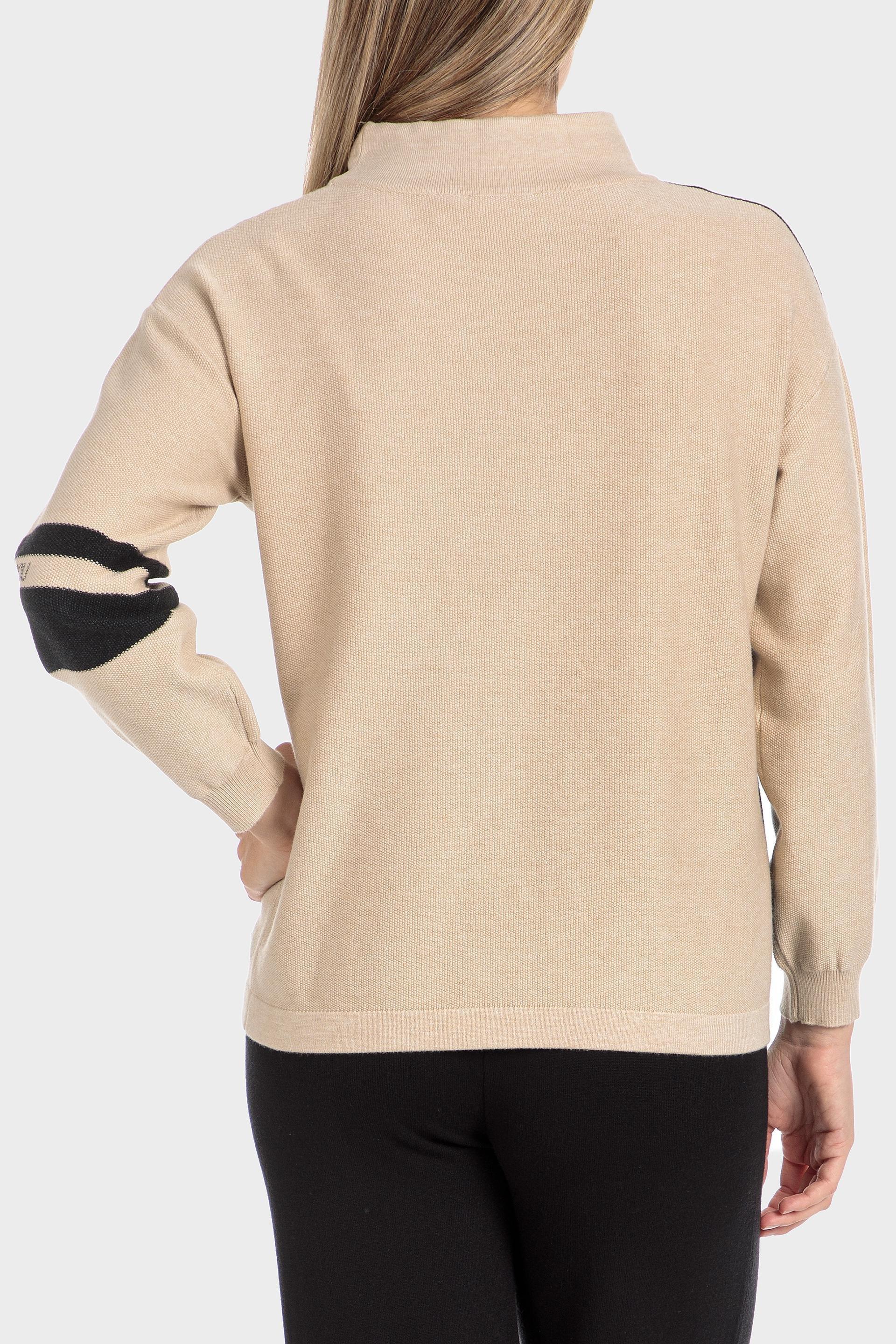 Beige Pockets Sweater, , large image number 2