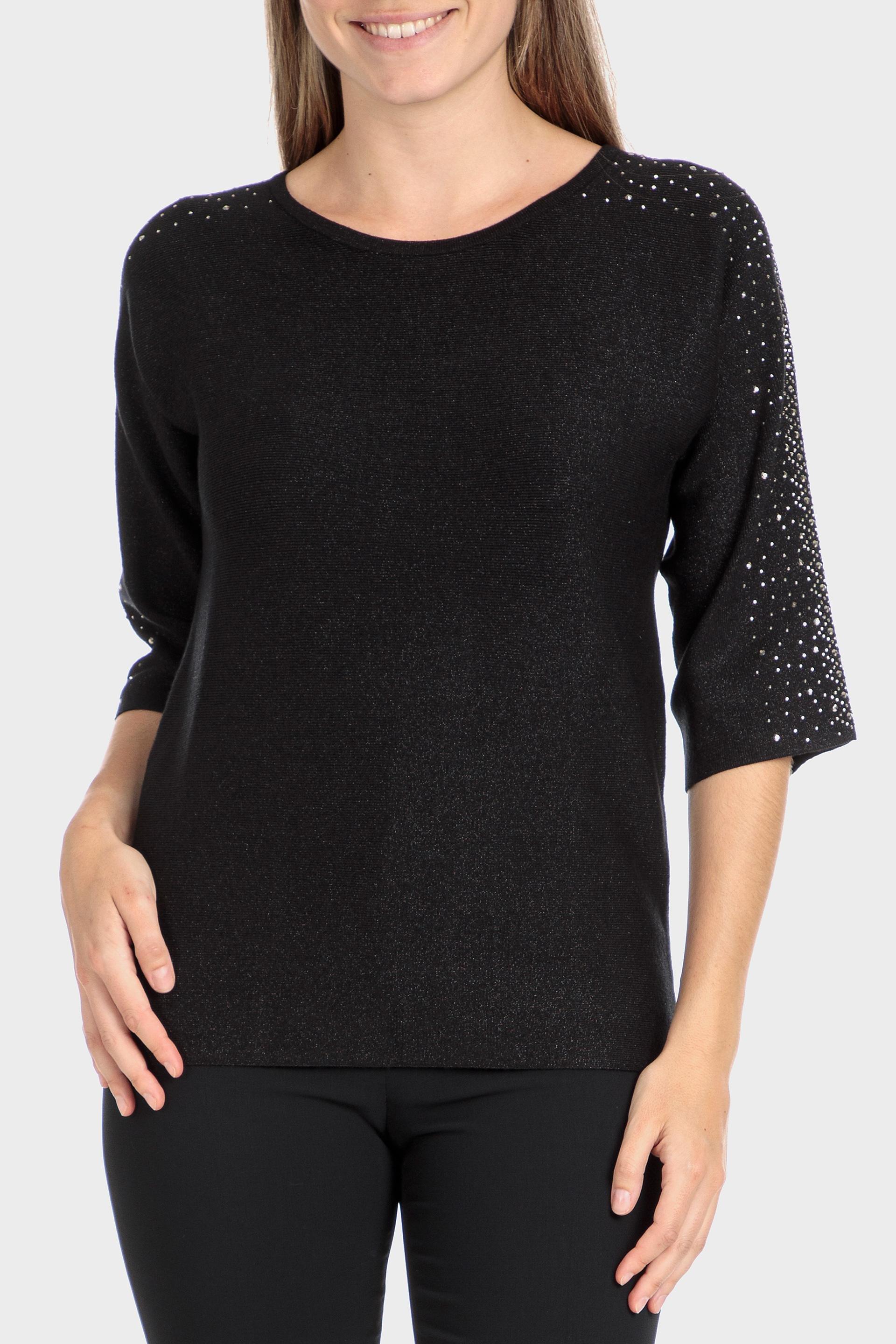 Black With Studs Details, , large image number 0