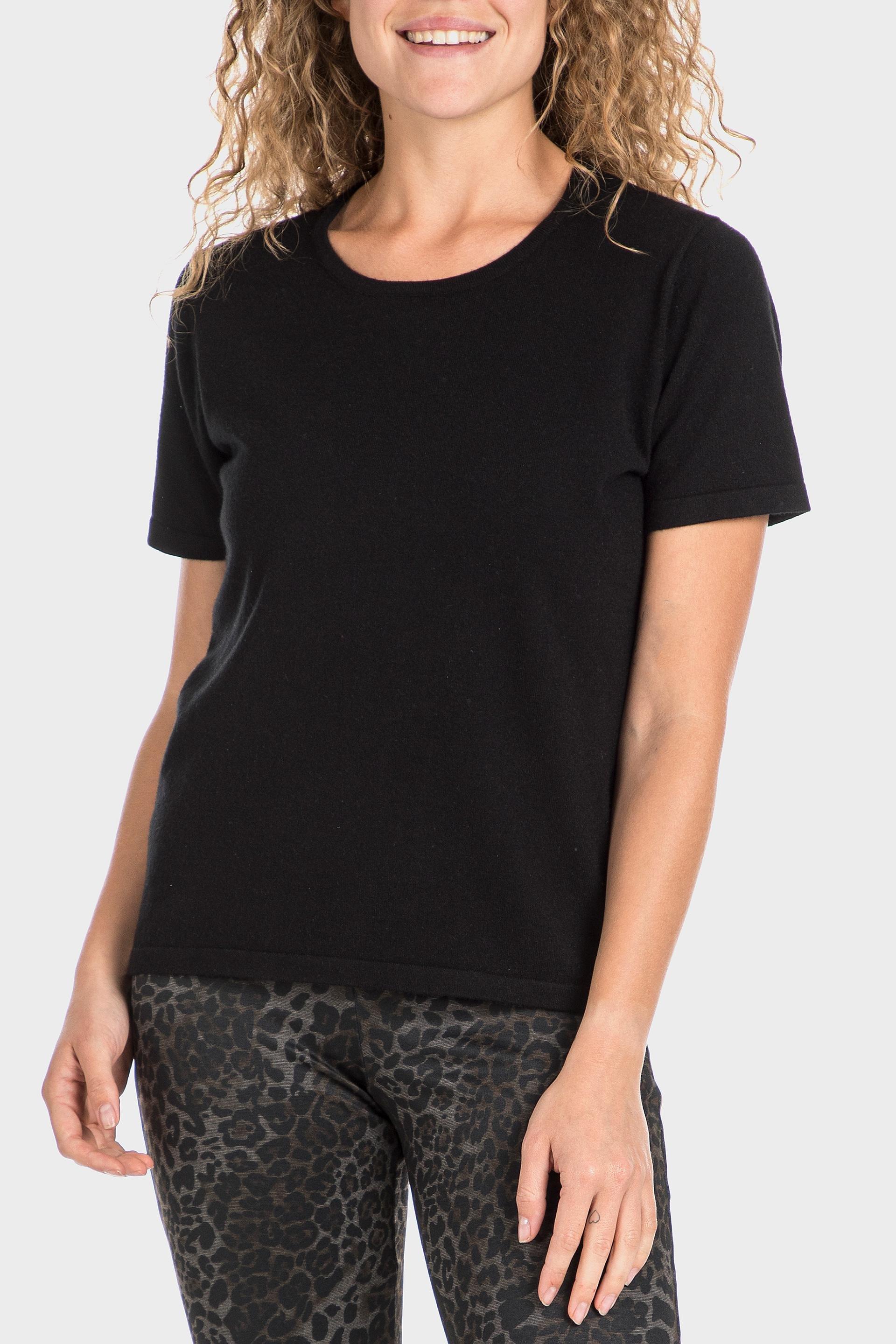 Black Short-Sleeve T-Shirt, , large image number 1