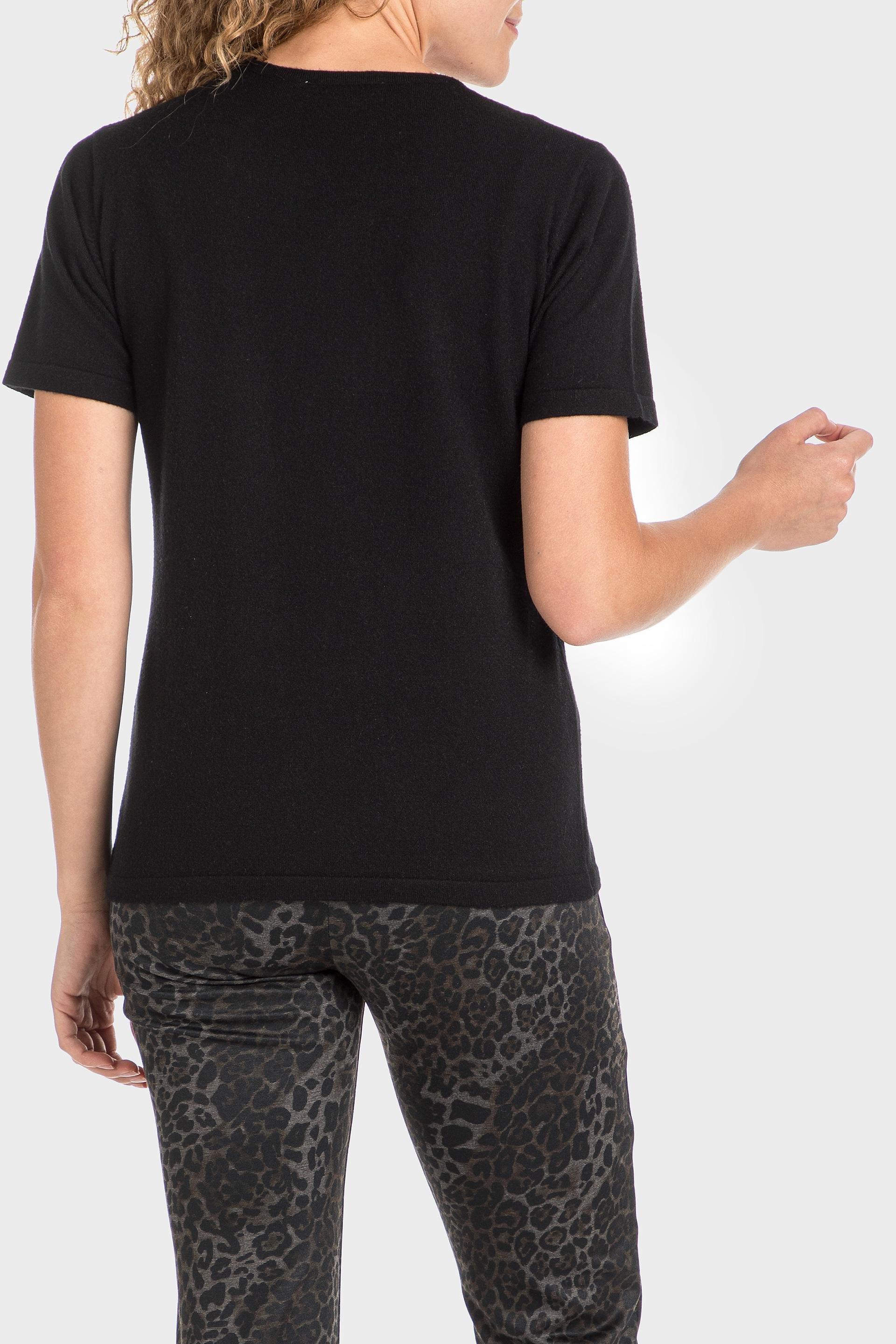 Black Short-Sleeve T-Shirt, , large image number 3