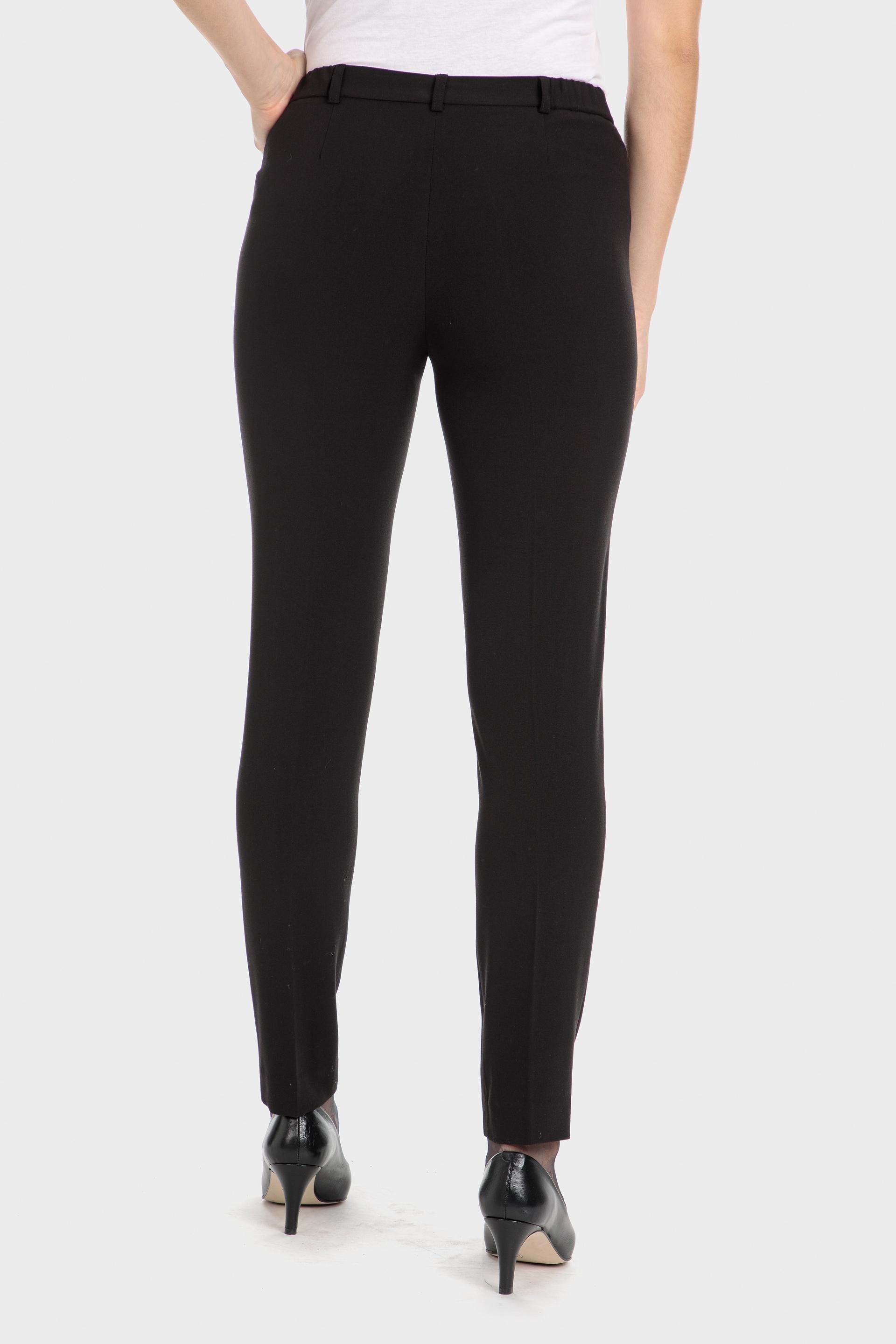 Black Viscose Trousers, , large image number 5