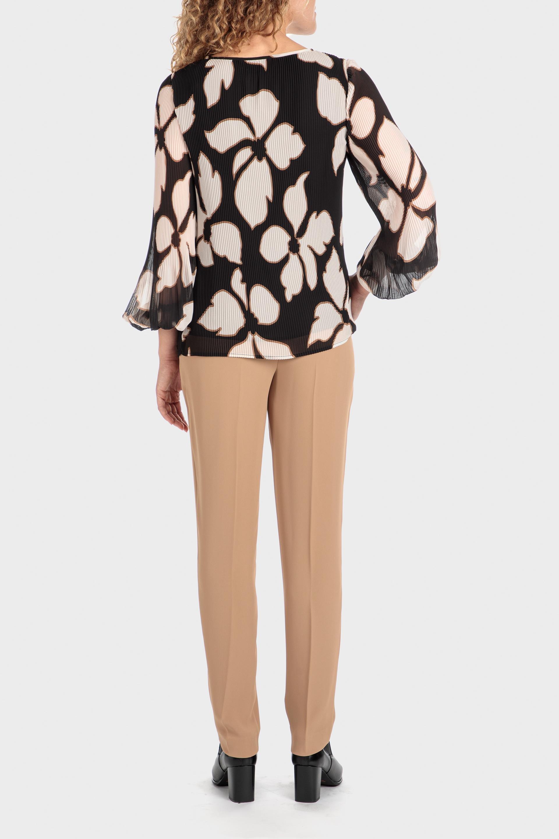 Brown Mid Waist Trousers, , large image number 6