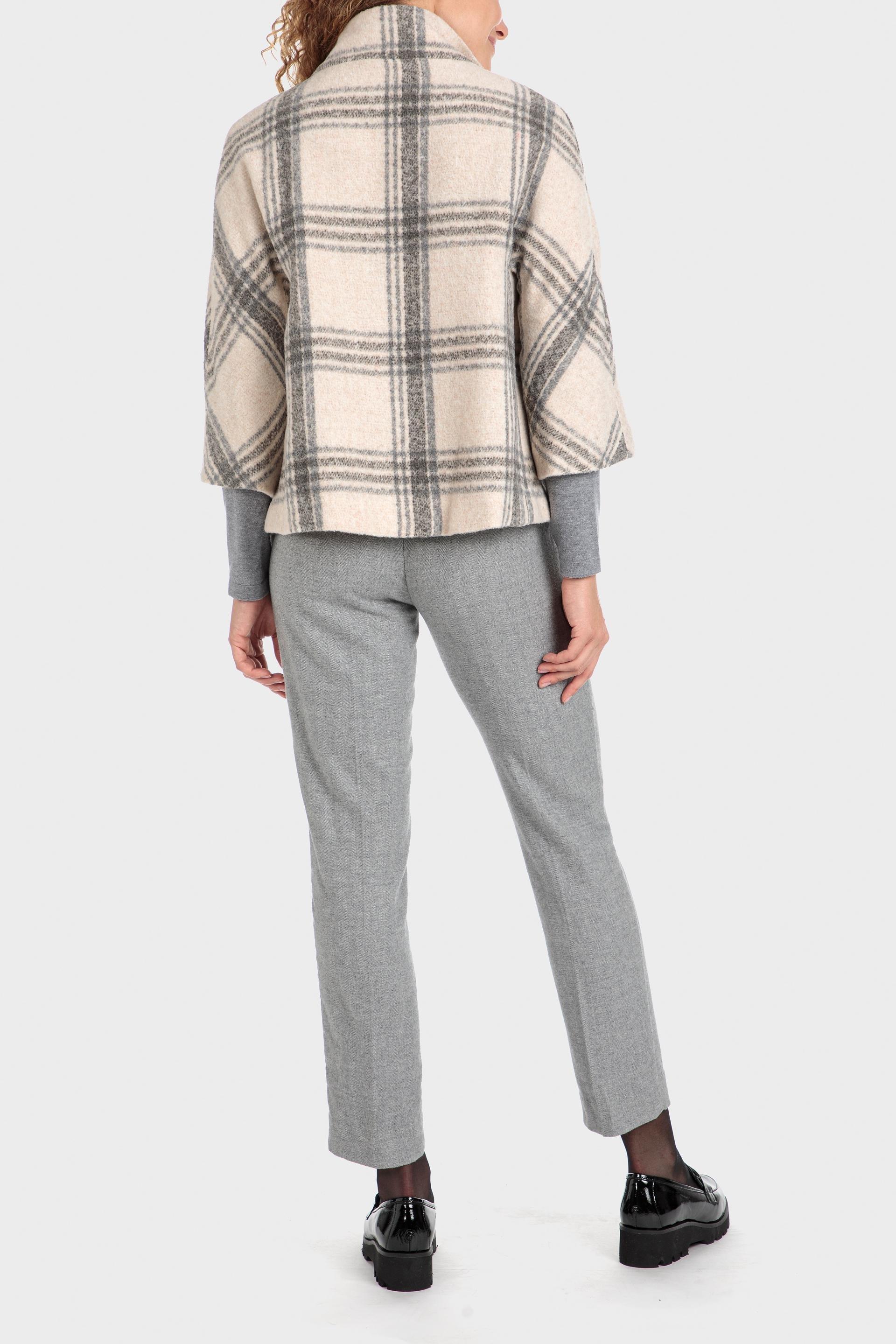 Grey Herringbone Trousers, Grey Melange, large image number 2