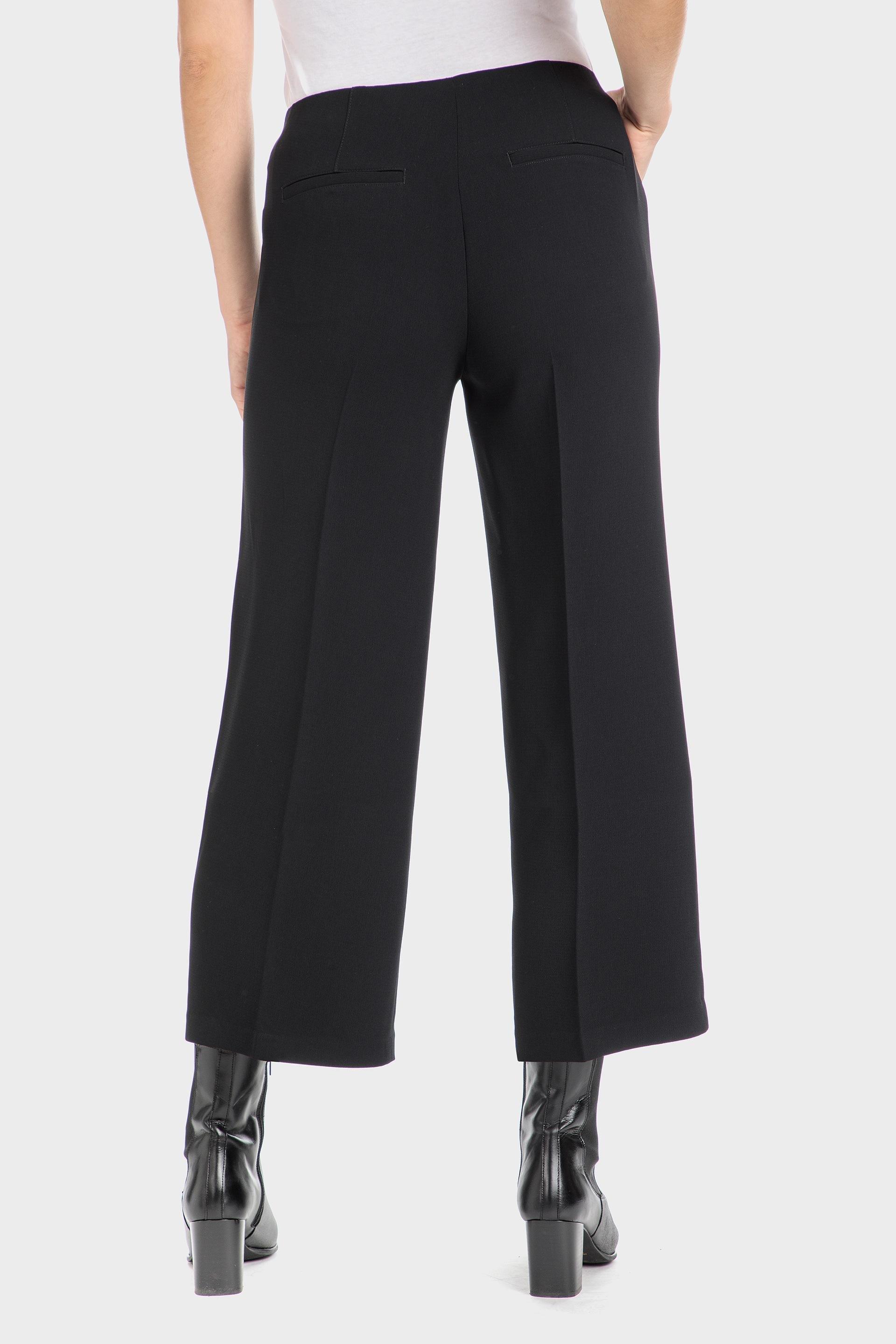 Black Crepe Trousers, Black, large image number 5
