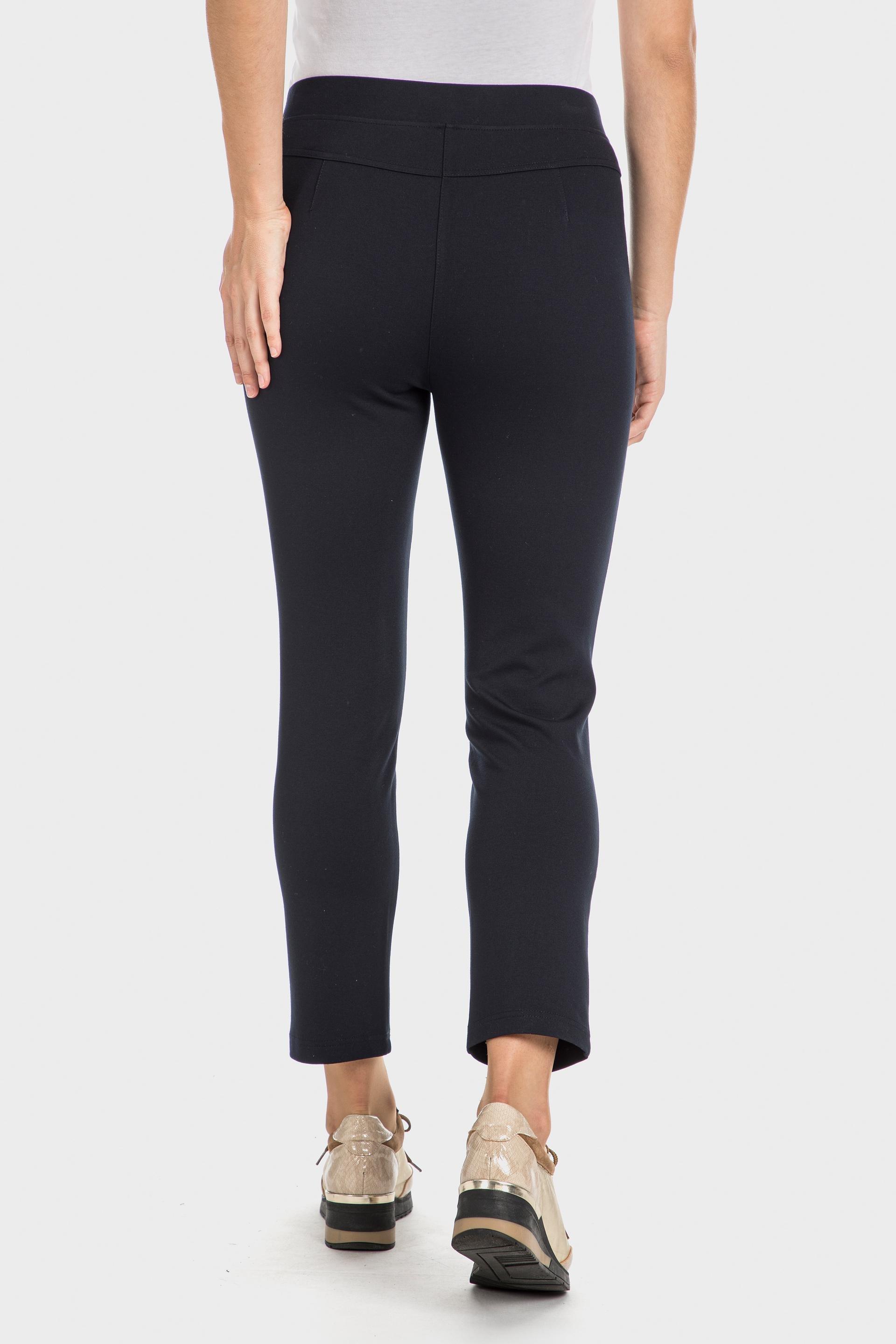 Navy Capri Trousers, , large image number 4