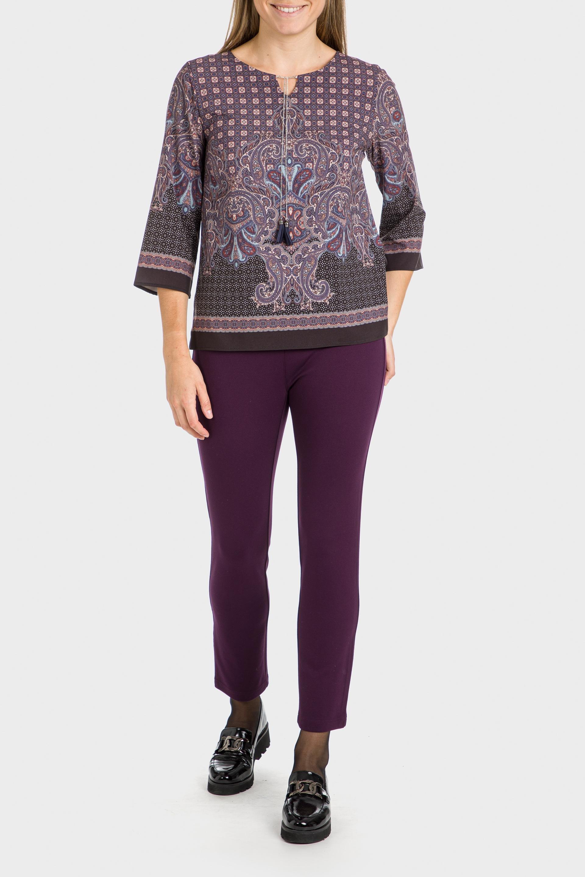 Purple Capri Trousers, , large image number 0