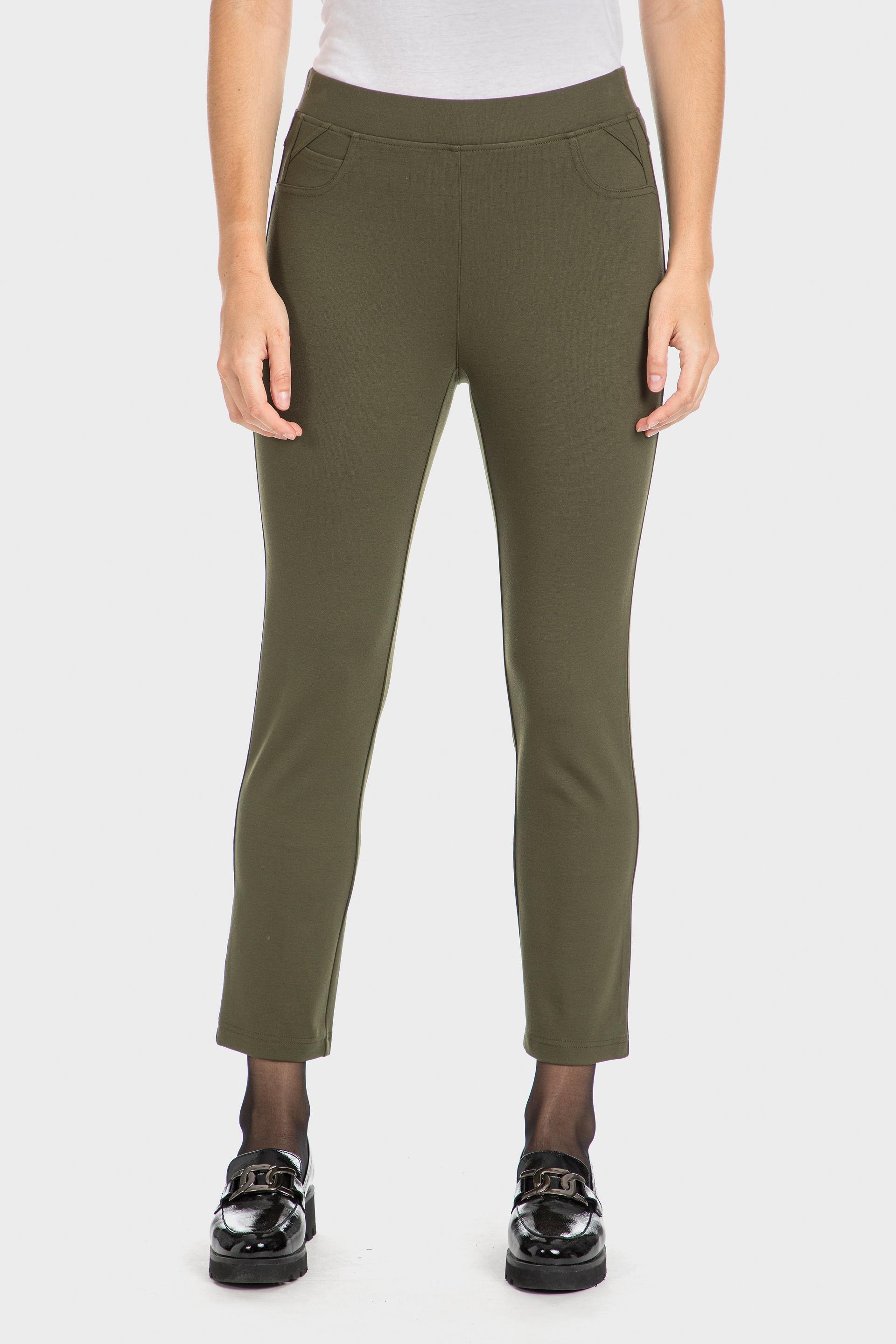 Green Capri Trousers, , large image number 1