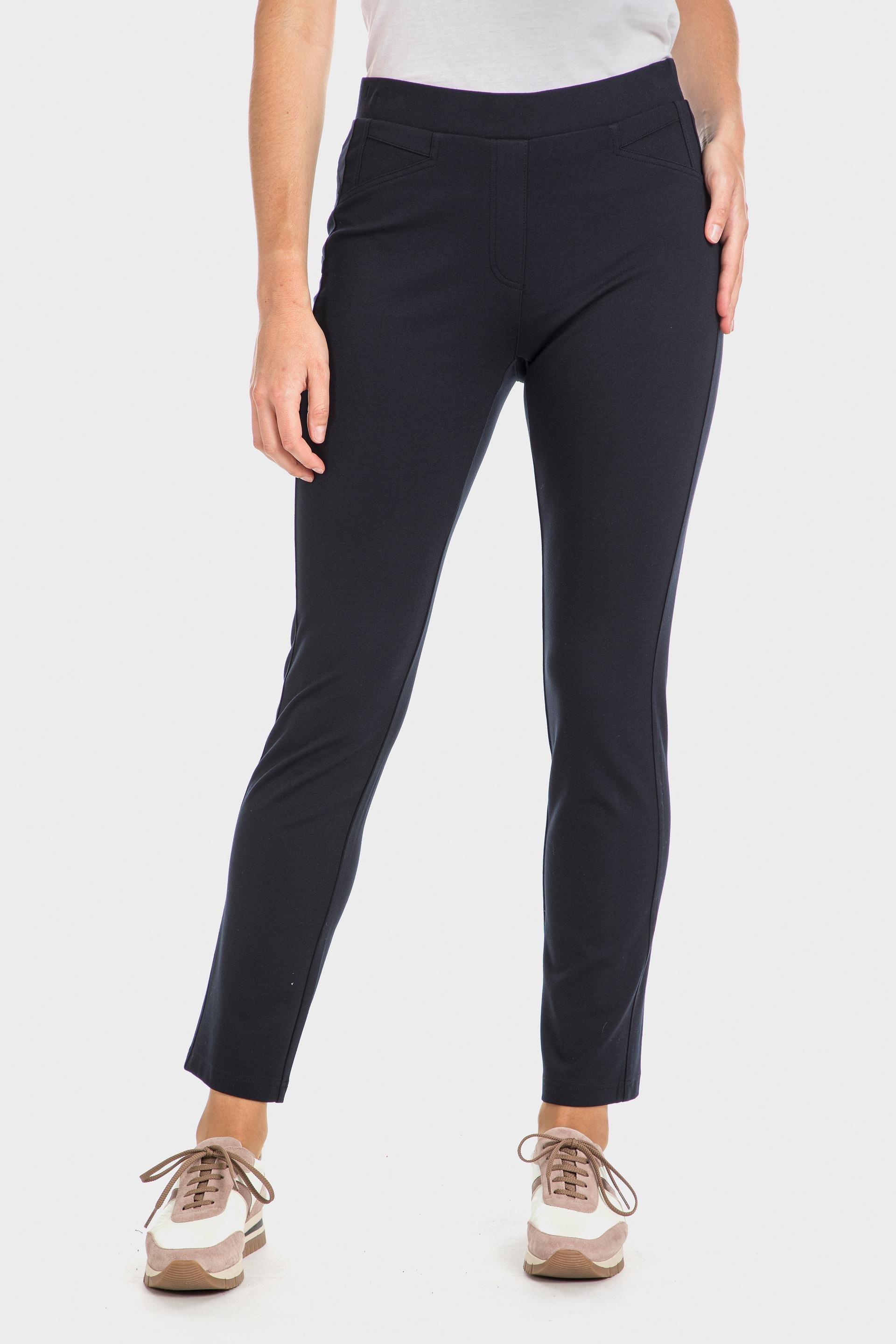 Navy Push Up Trousers, , large image number 1