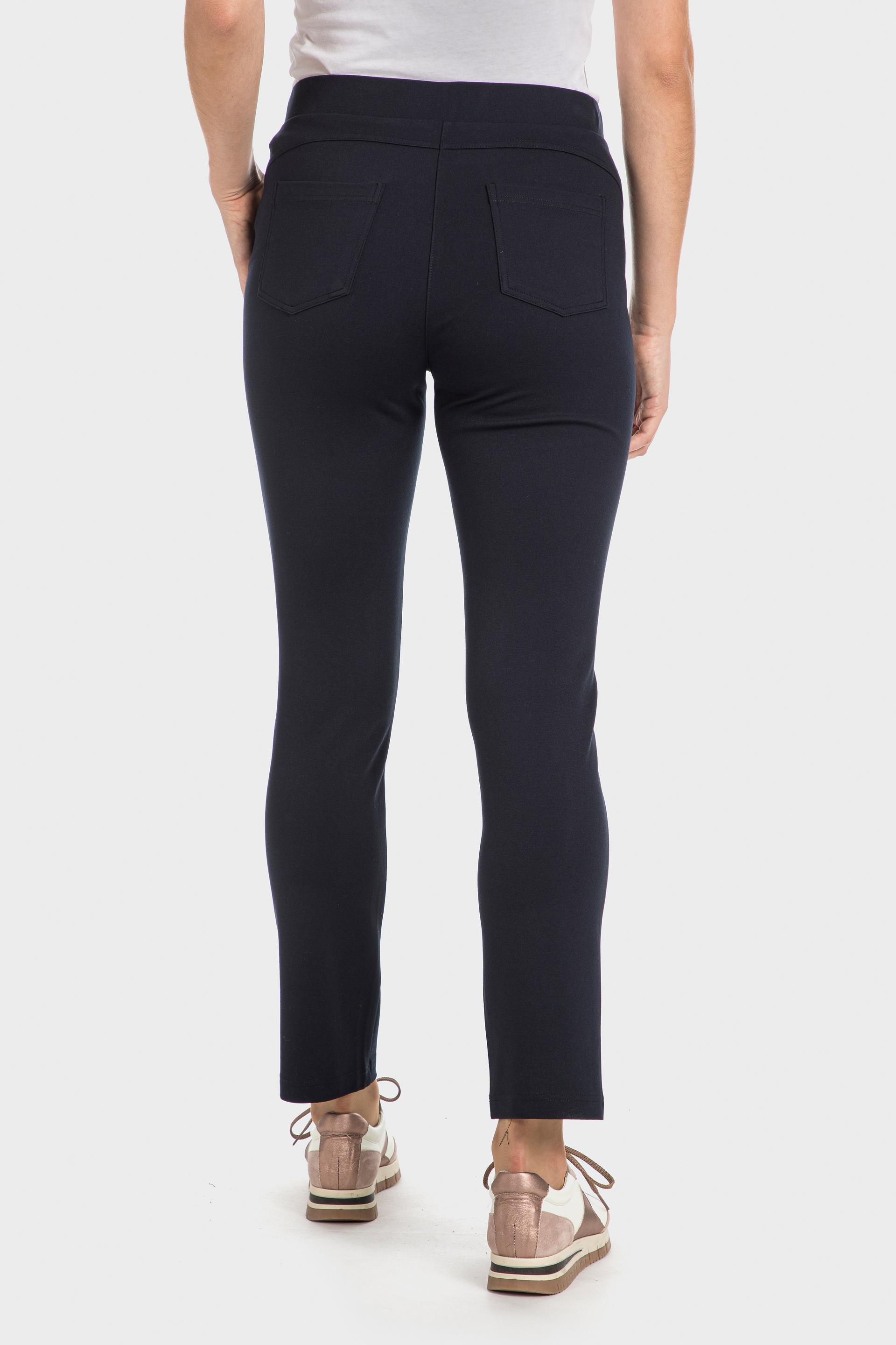 Navy Push Up Trousers, , large image number 2