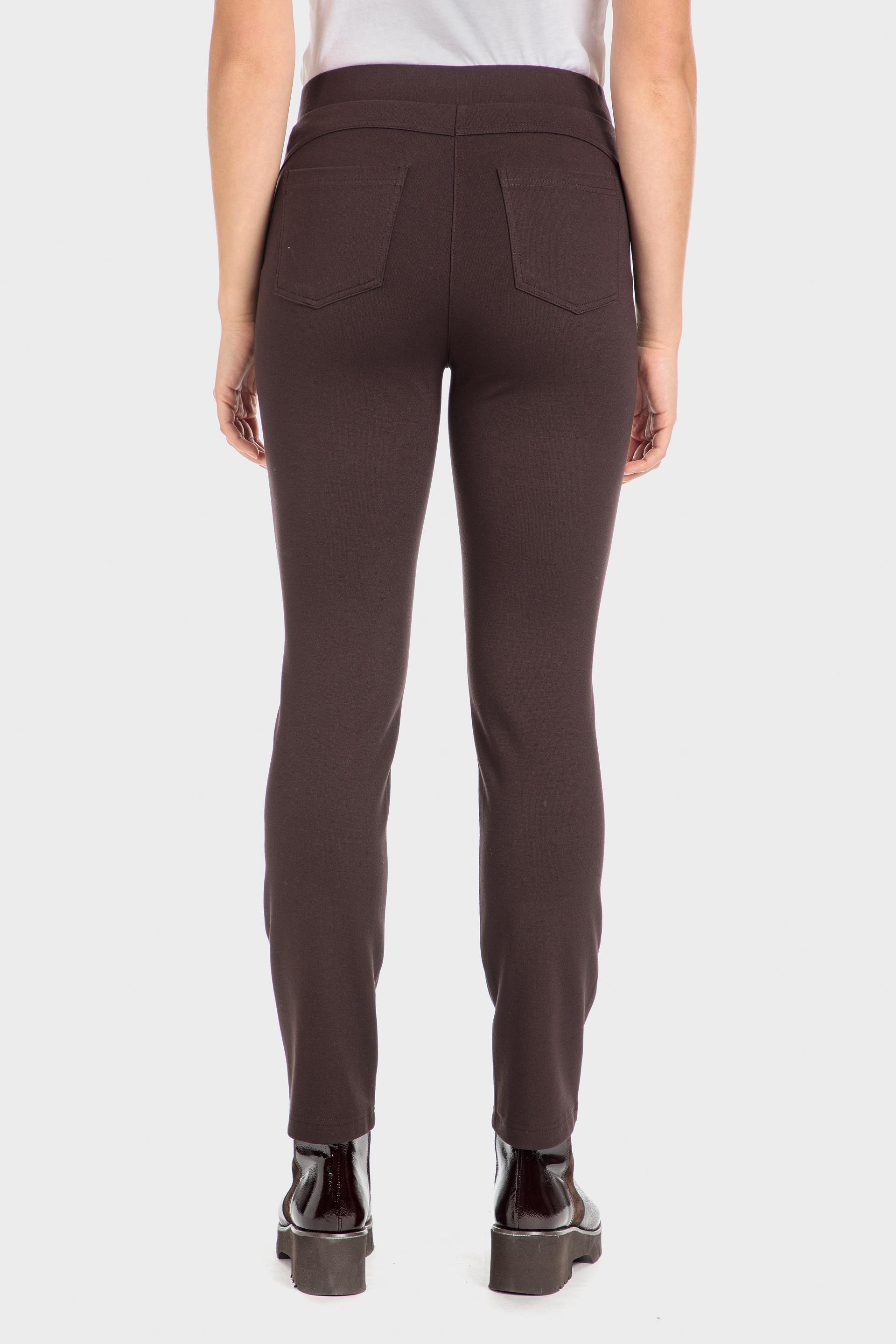 Brown Push Up Trousers, , large image number 2