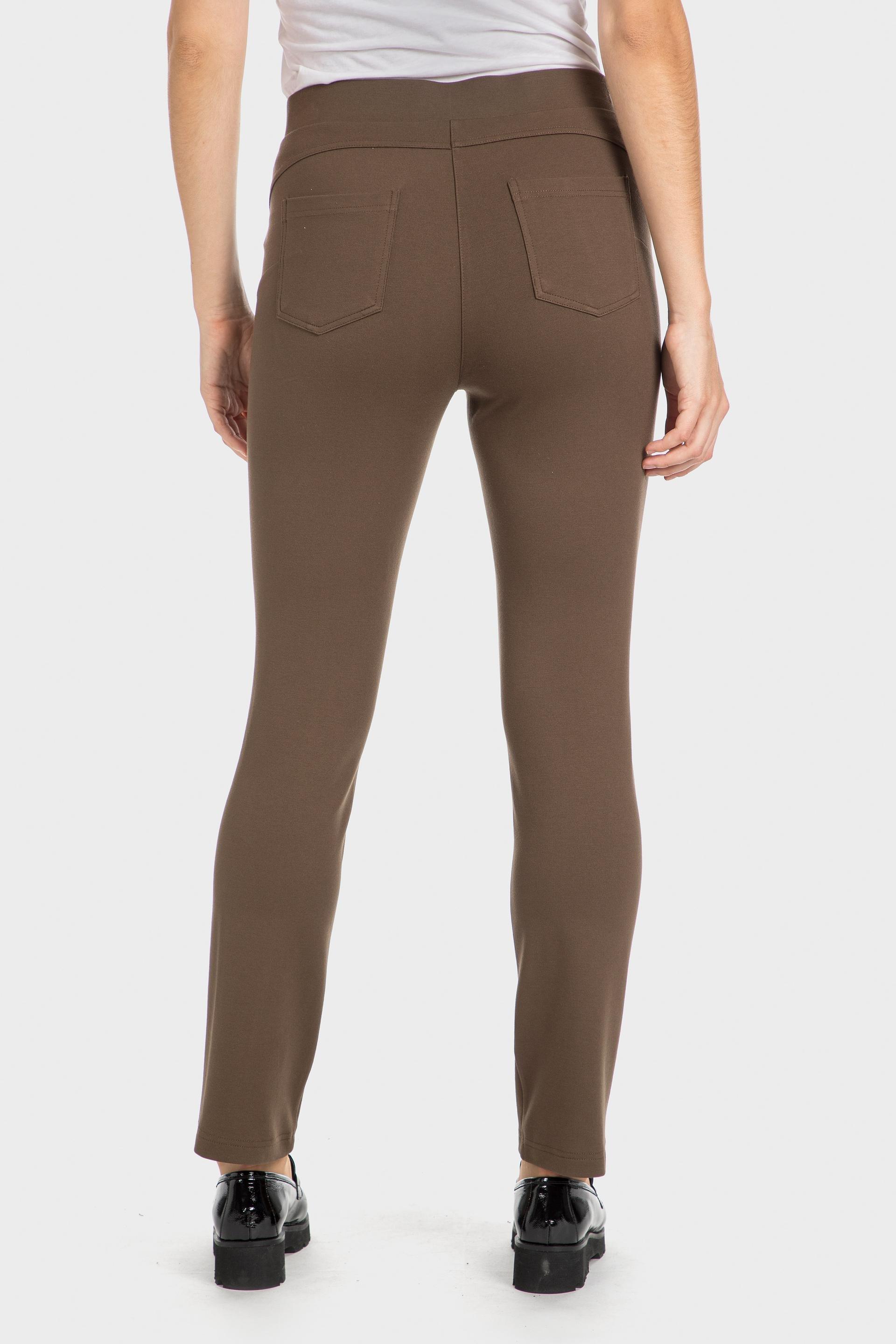 Brown Push Up Trousers, , large image number 2