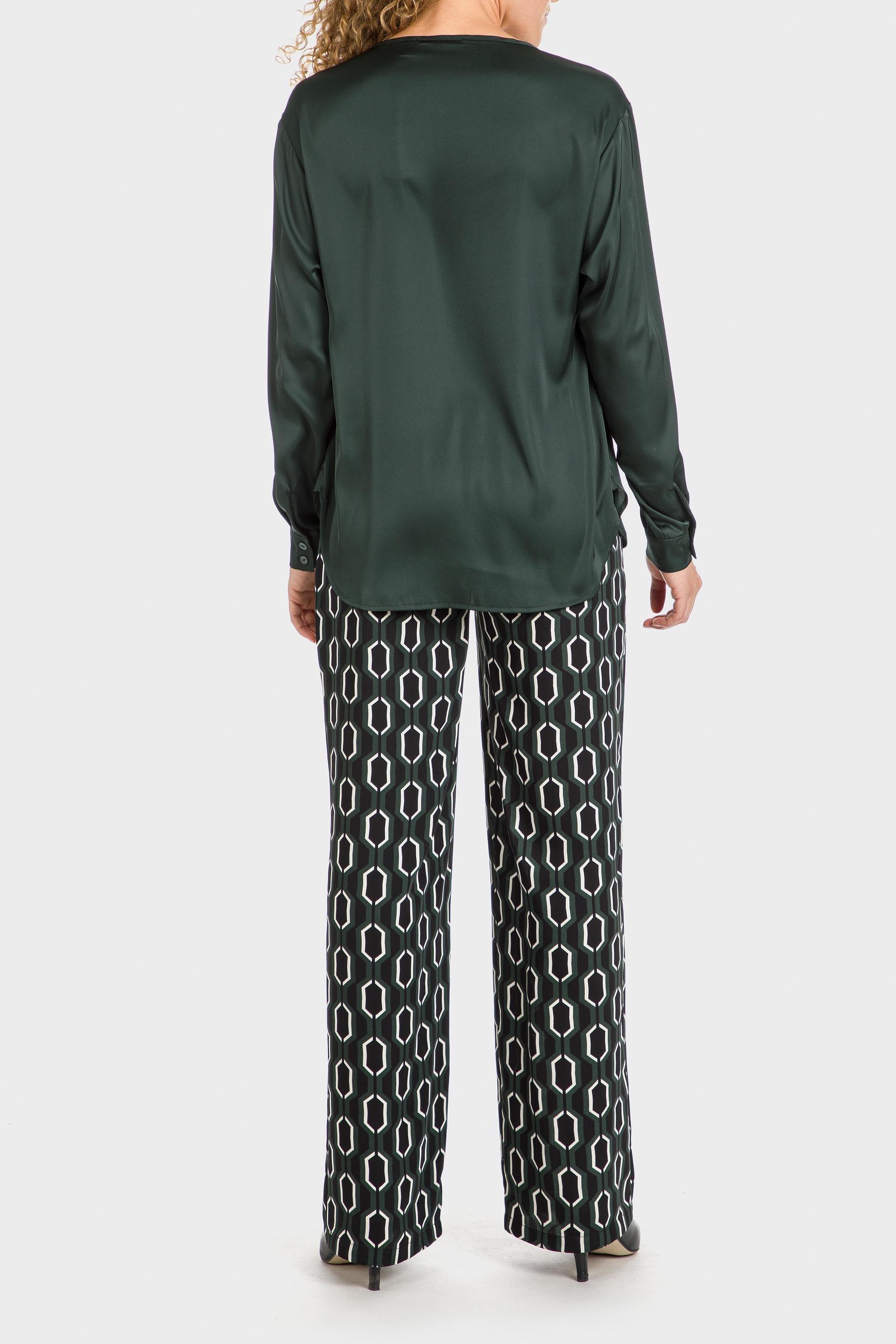 Black Printed Trousers, , large image number 2