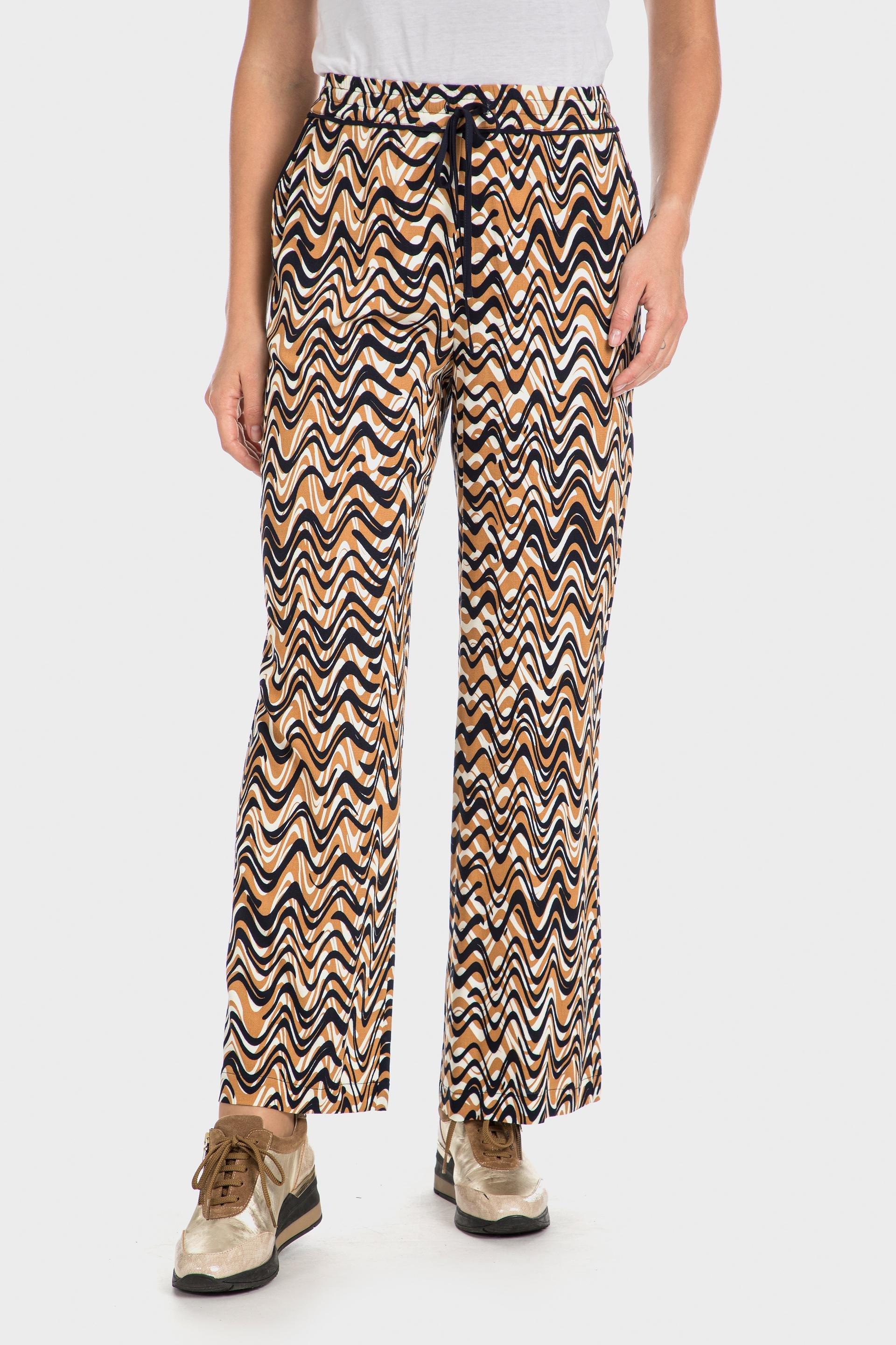 Multicolour Printed Trousers, , large image number 0